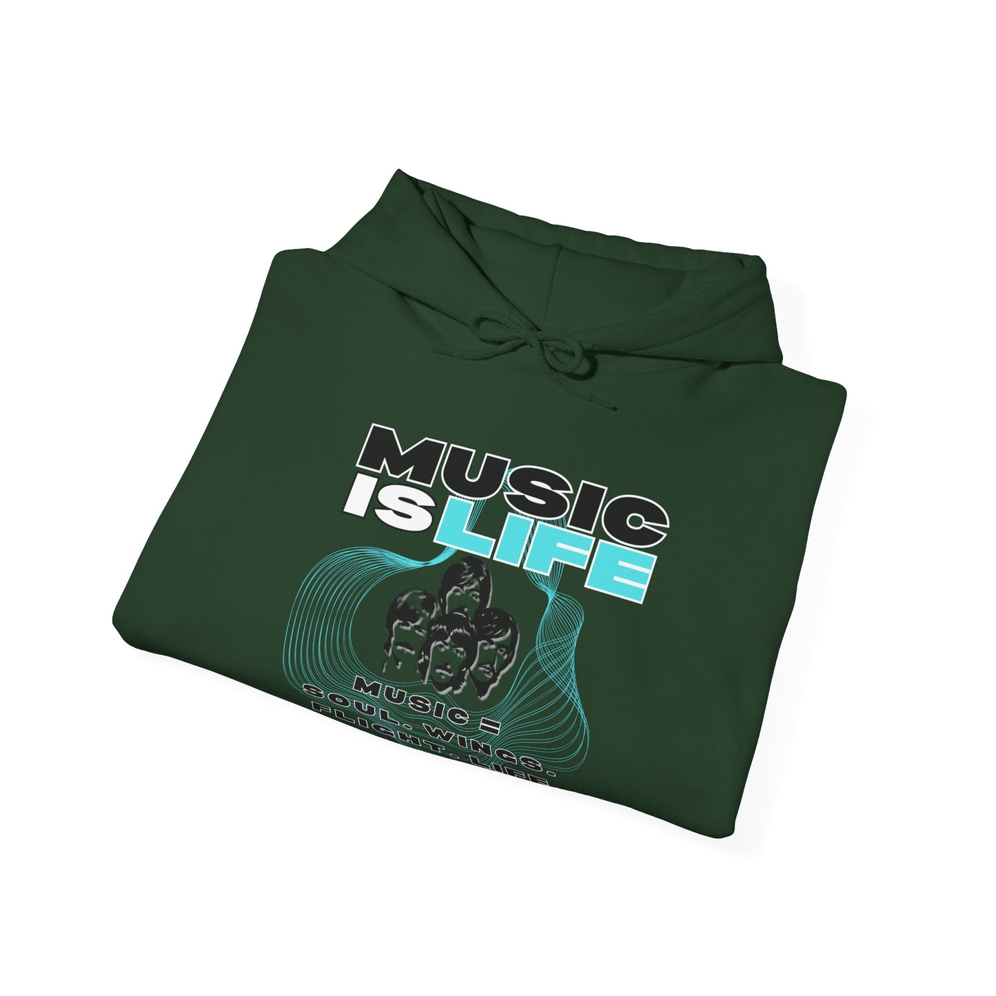 Music is Life Hoodie - Unisex Heavy Blend⢠Sweatshirt