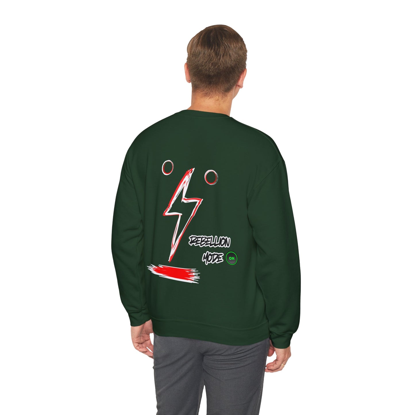 Rebellion Mode on Sweatshirt unisex