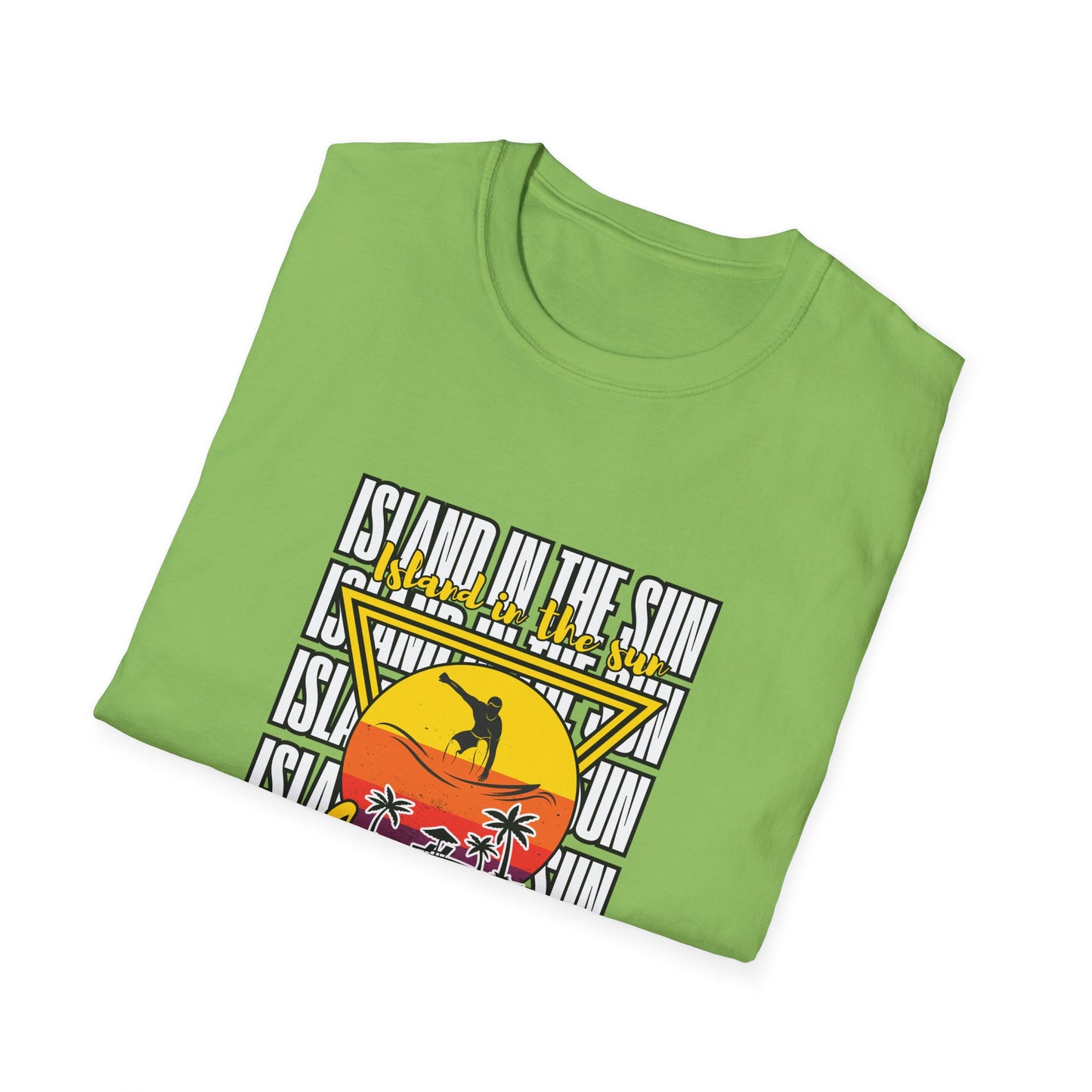 Island in the Sun Unisex Softstyle T-Shirt -Beach Vibes