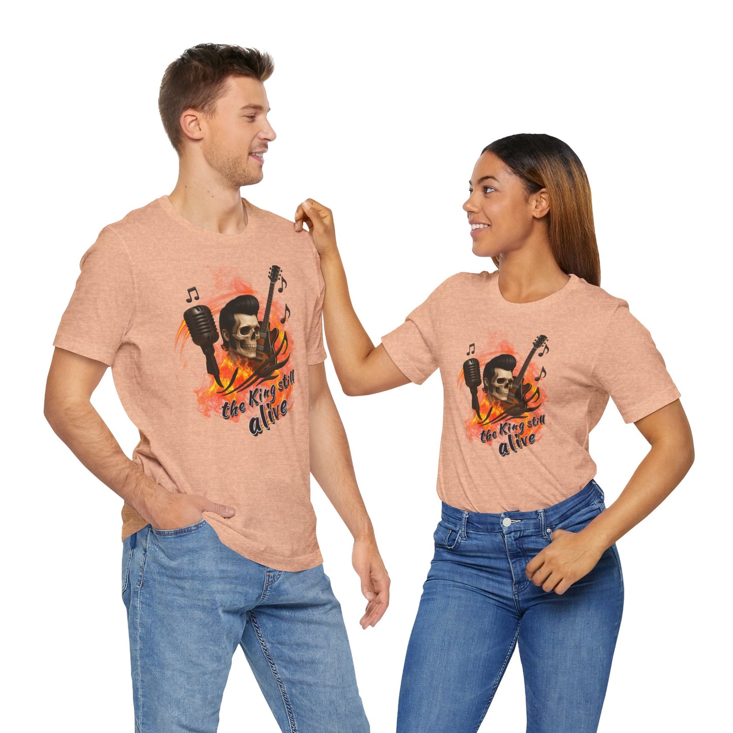 Music Vibes Unisex Jersey Tee - 'The King Still Alive' Graphic T-Shirt