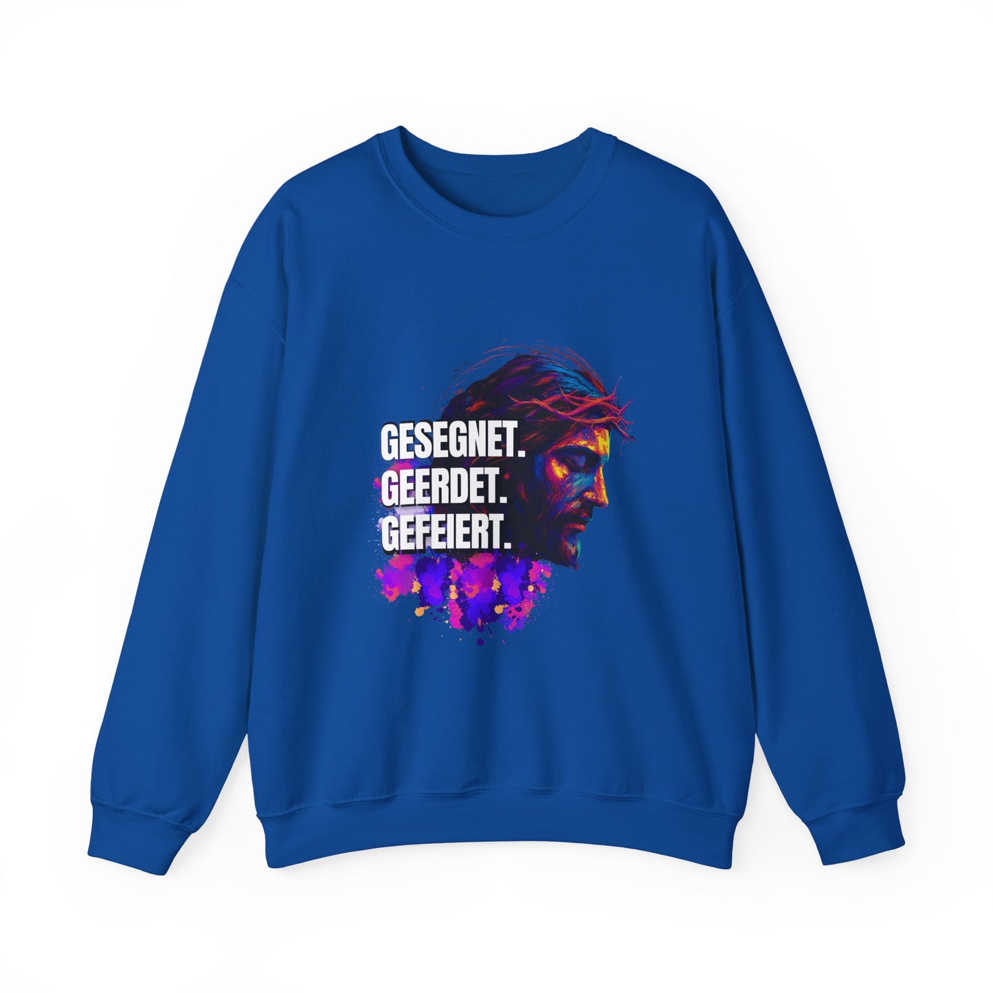Sweatshirt Jesus- BLESSED - GROUNDED - CELEBRATED