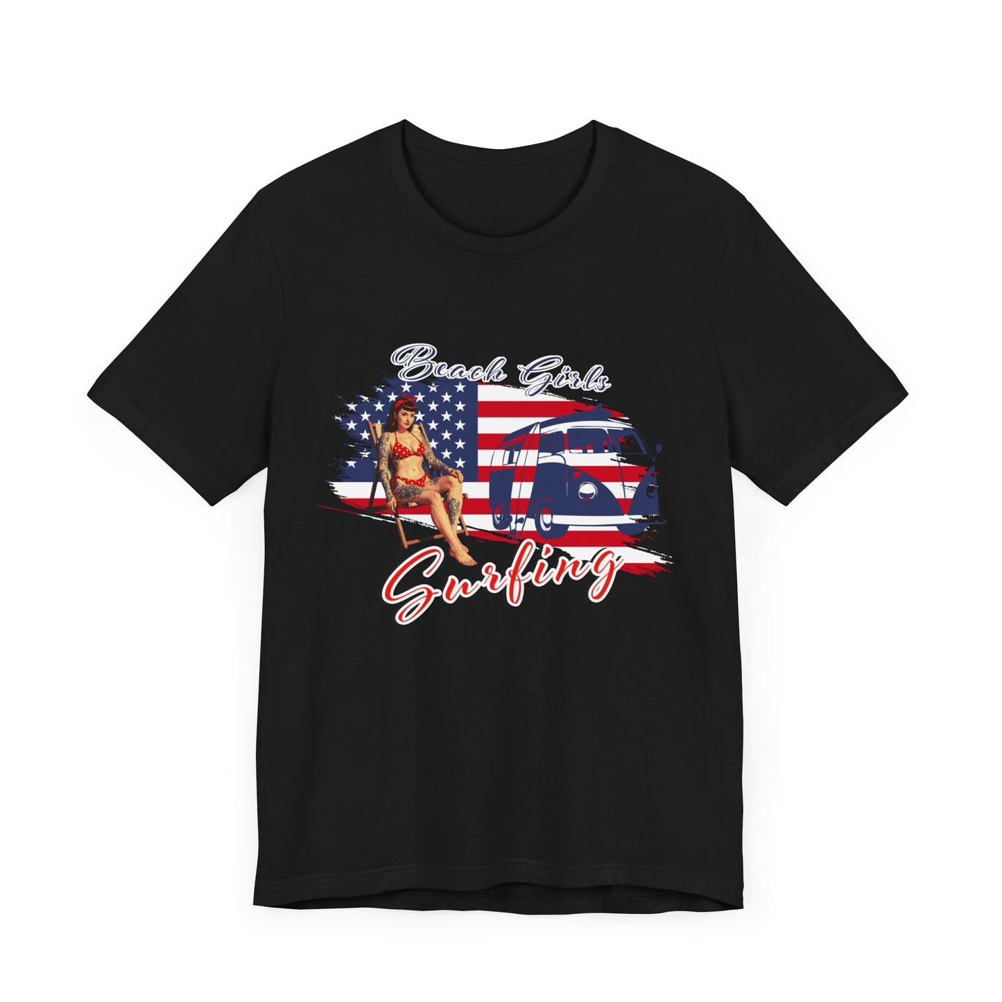 Beach Girls Surfing USA