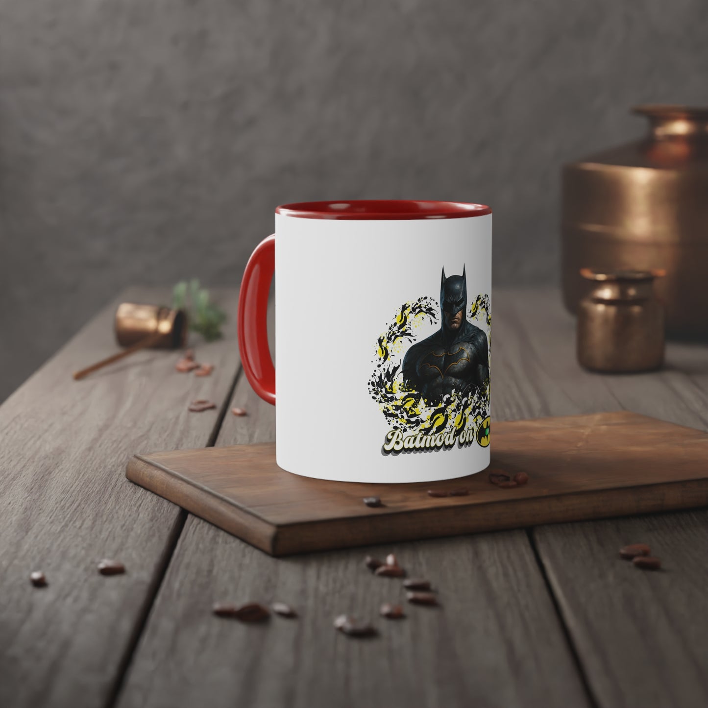 Batman -"Batmod on" Tasse Themed Mug, Superhero Collectible, 11oz Accent Mug