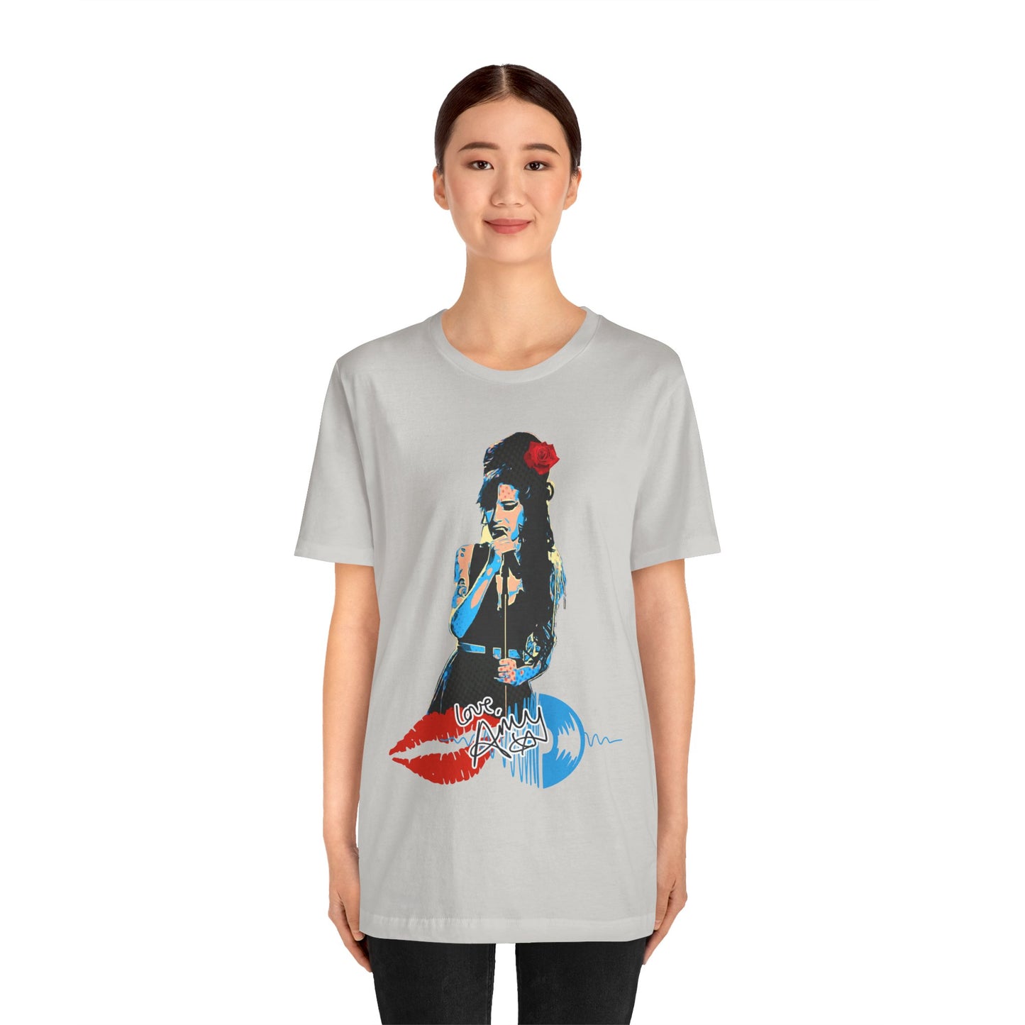 Amy Vintage-Inspired Music Lover's e T-Shirt