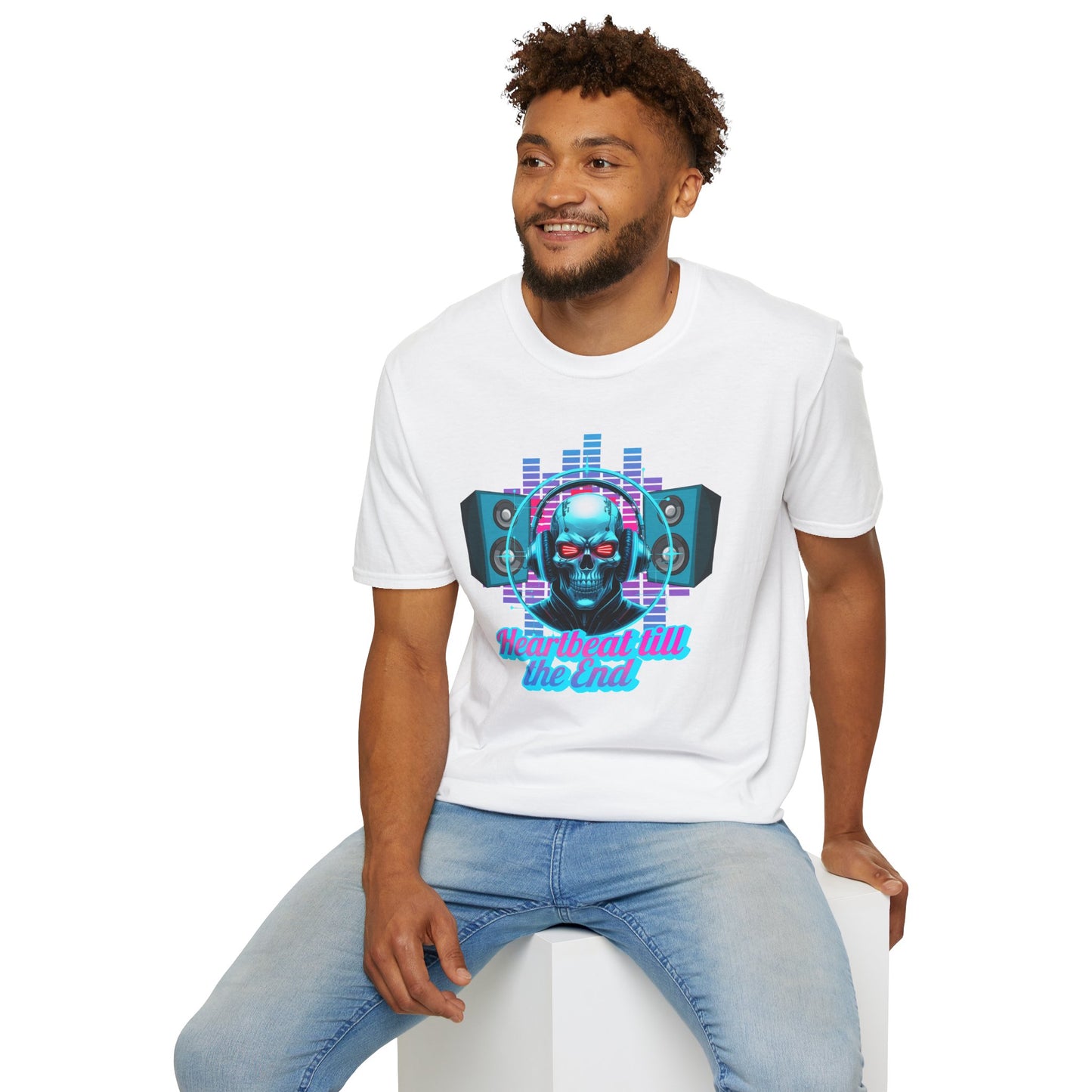 Heartbeat Till The End Unisex Softstyle T-Shirt