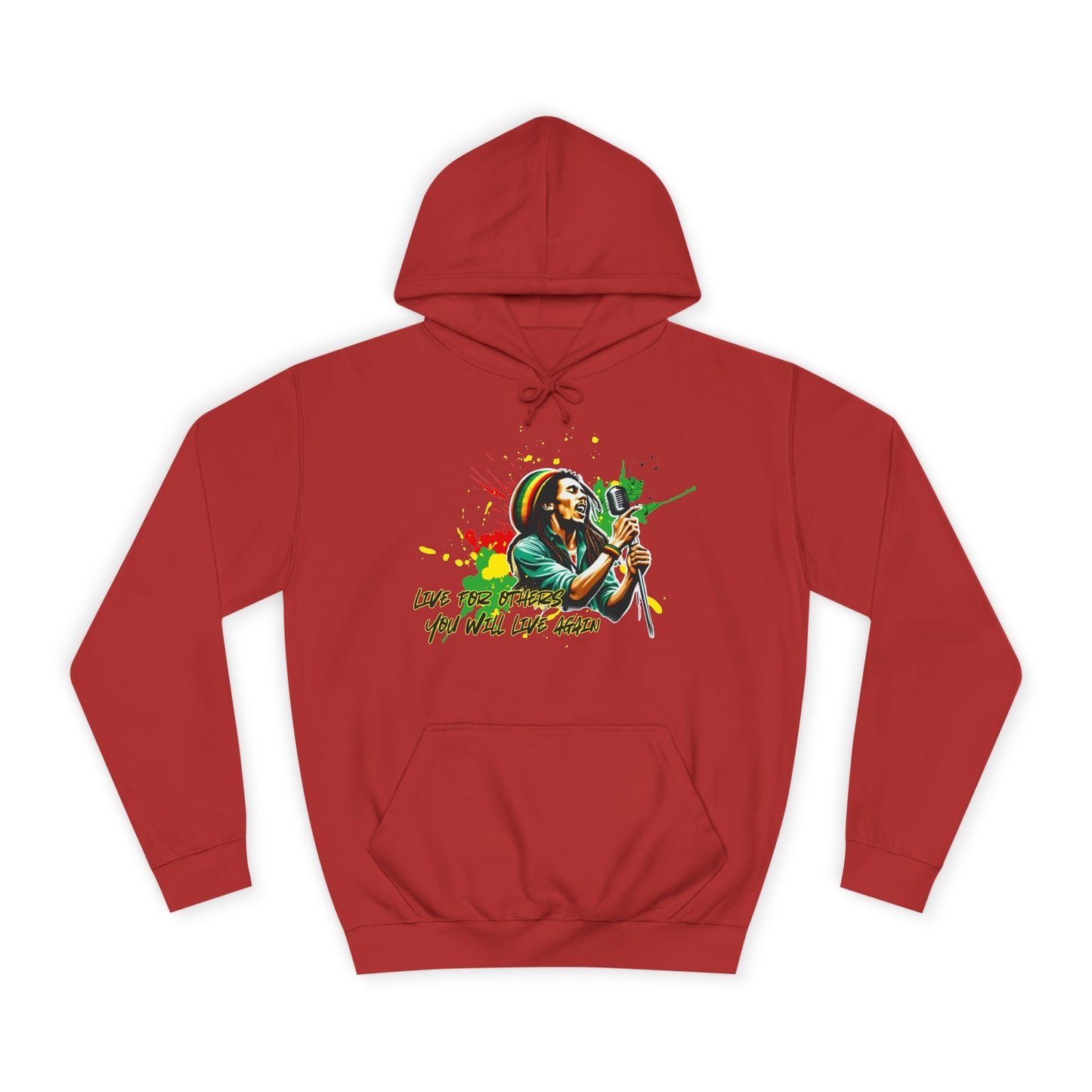 Live for others B o b M a r l e y Hoodie