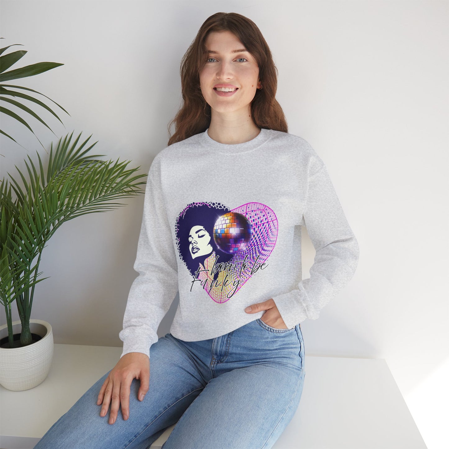 Born to be funky Sweatshirt - Melly Silence