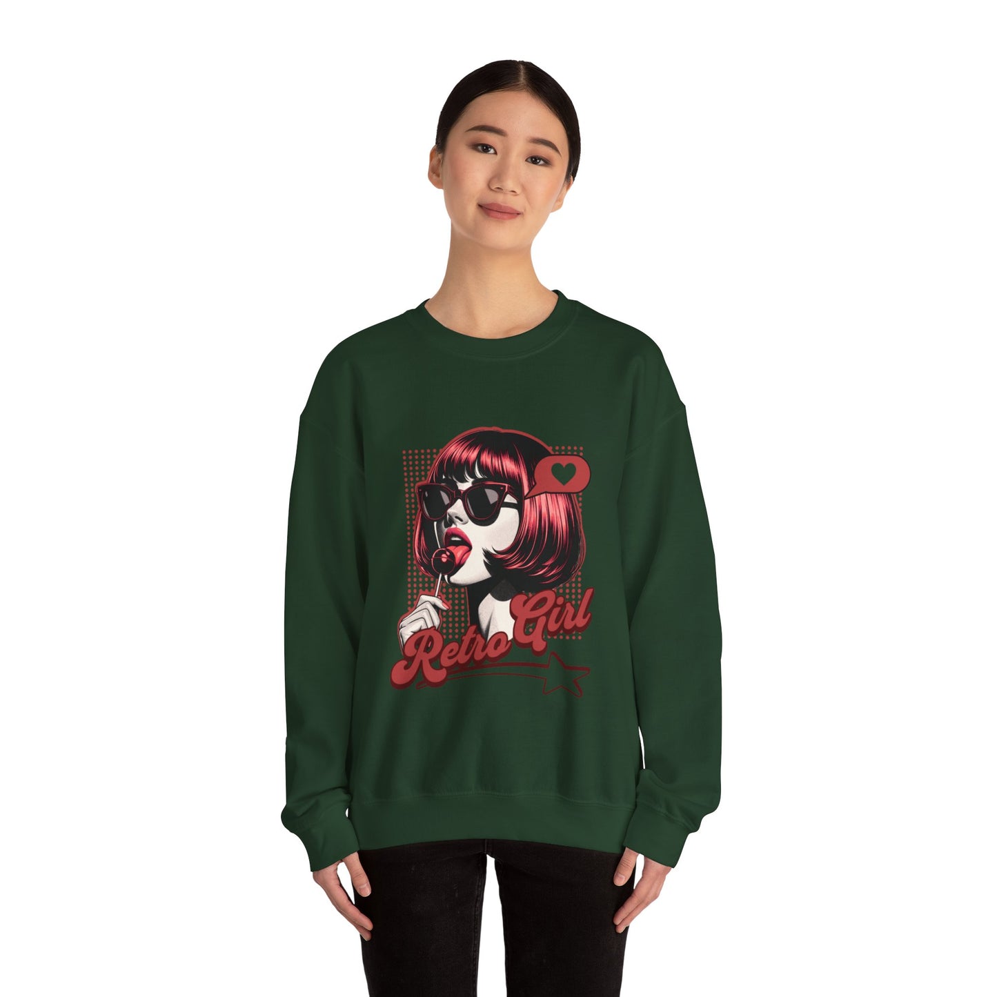 Retrogirl Pop Art Women's Sweatshirt