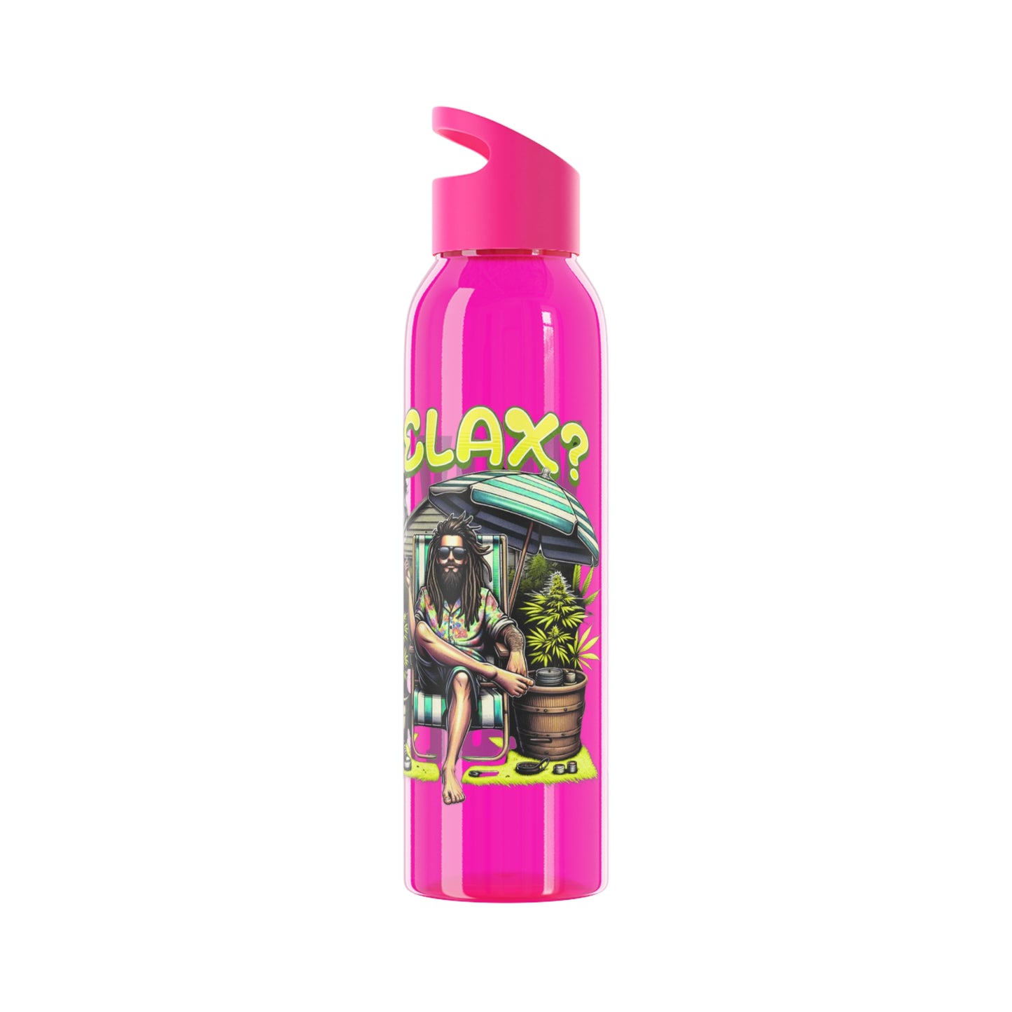 Chic Water Bottle -Wasserflasche Why not just relax