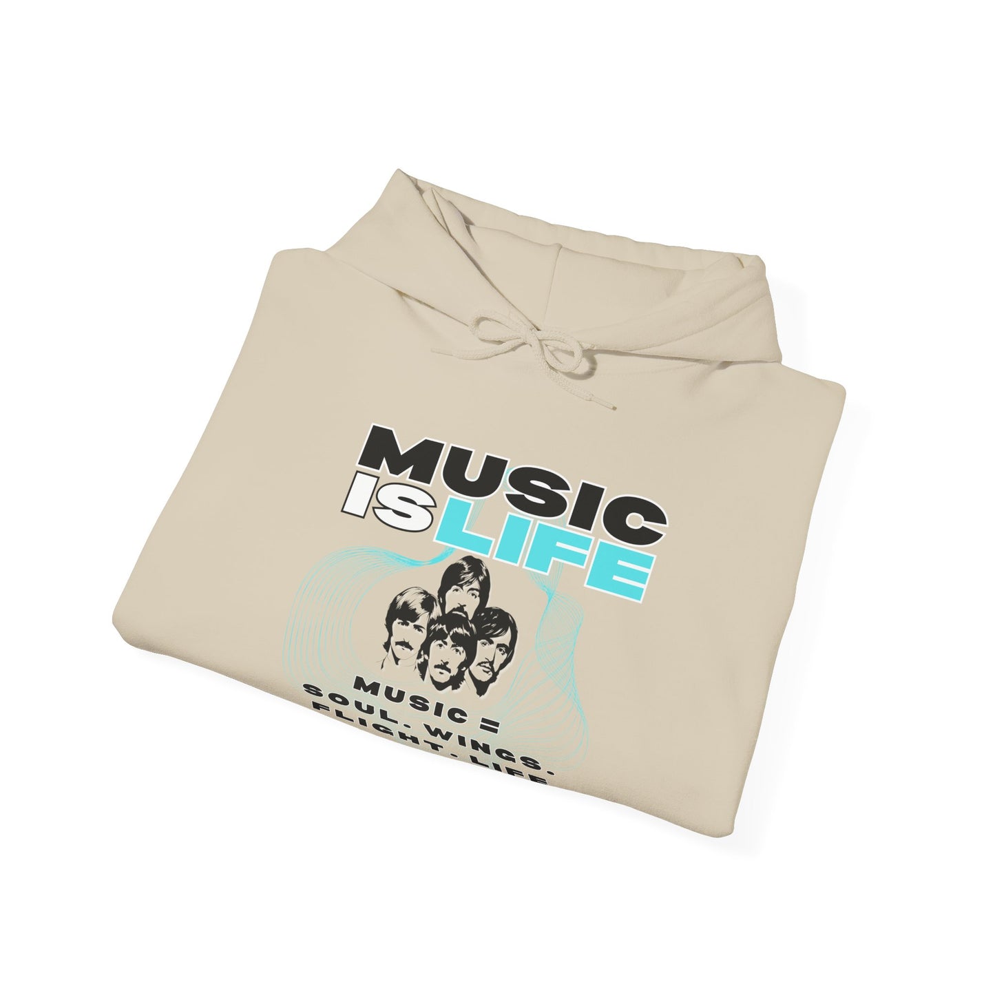 Music is Life Hoodie - Unisex Heavy Blend⢠Sweatshirt