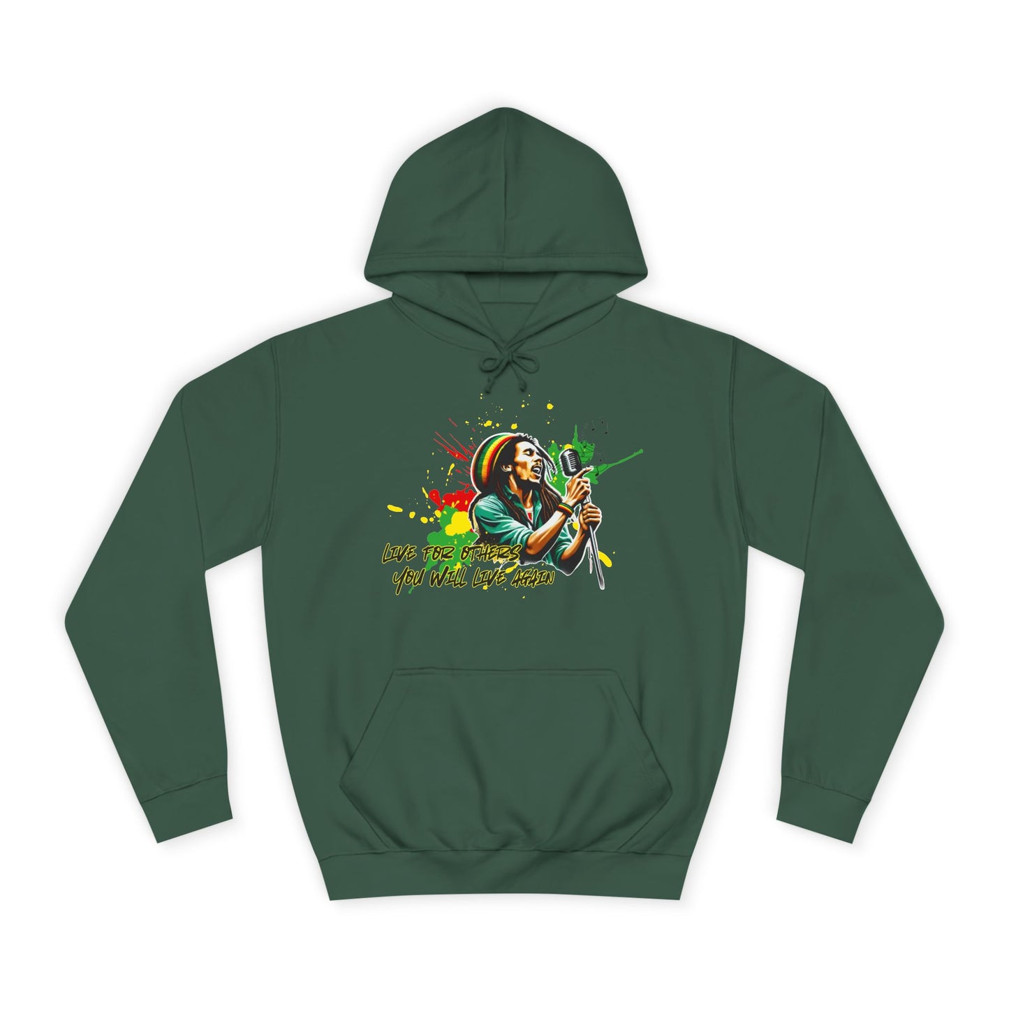 Live for others B o b M a r l e y Hoodie