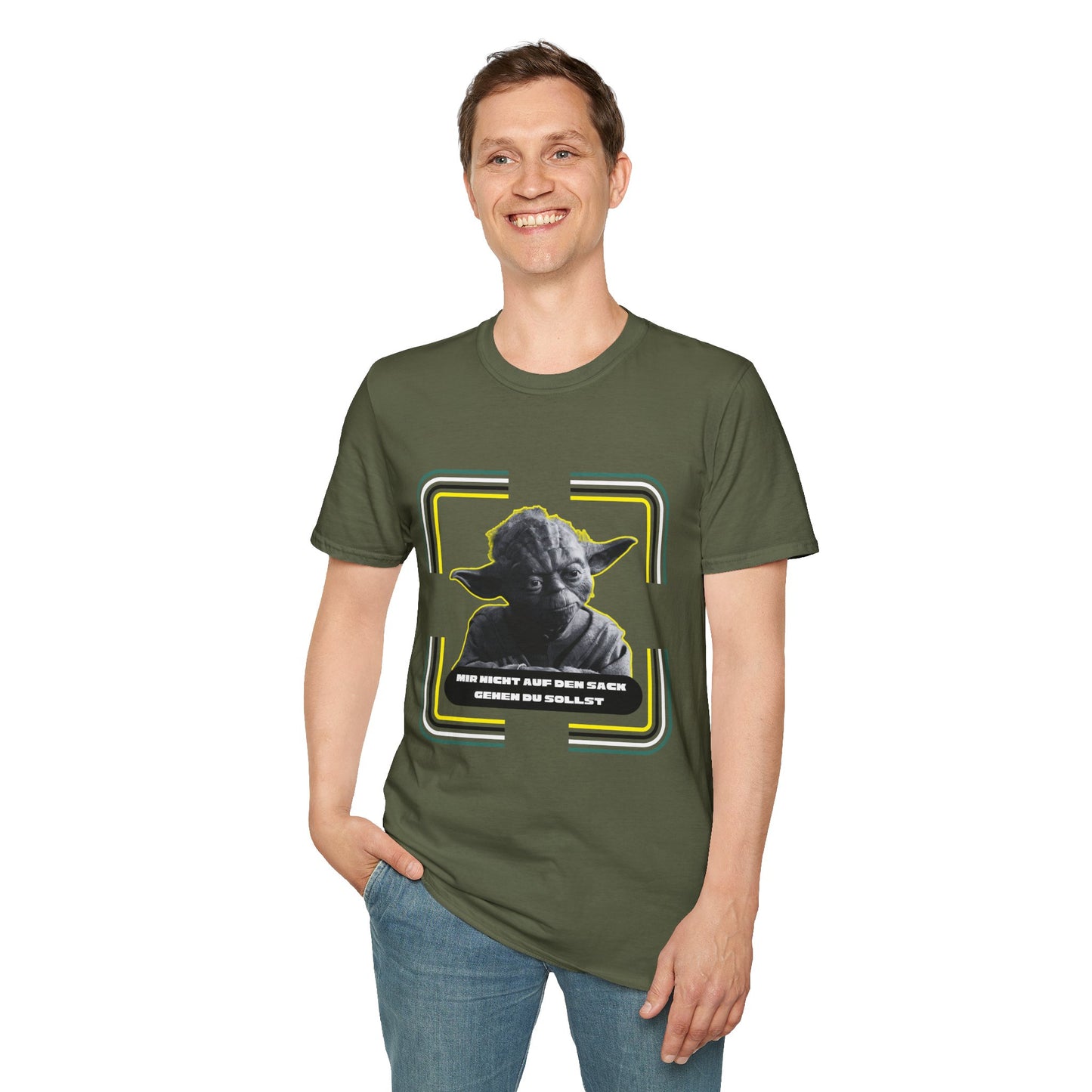 Yoda-Inspired Unisex T-Shirt - 'MIR NICHT AUF DEN... GEHEN DU SOLLST'