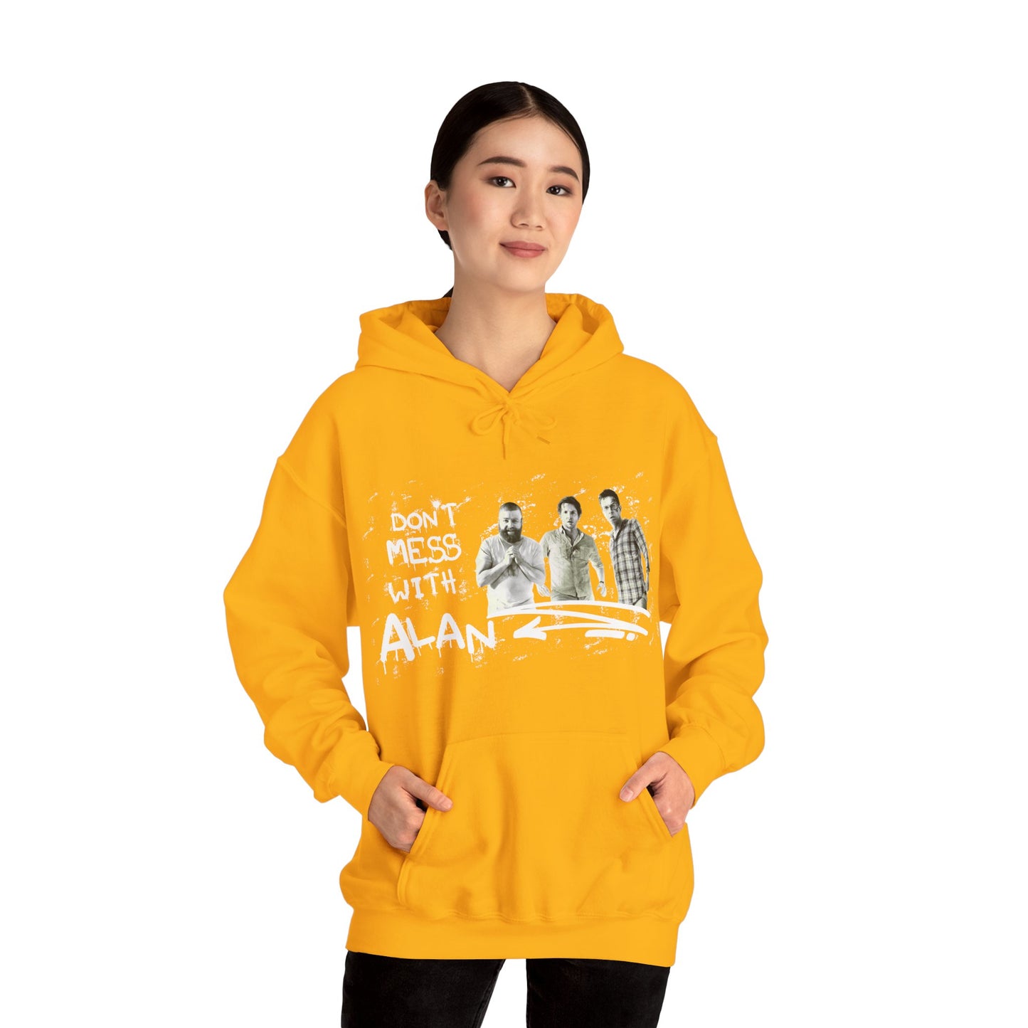 Don't Mess With Alan Hangover - Hoodie - Funny Sweatshirt for Casual Style