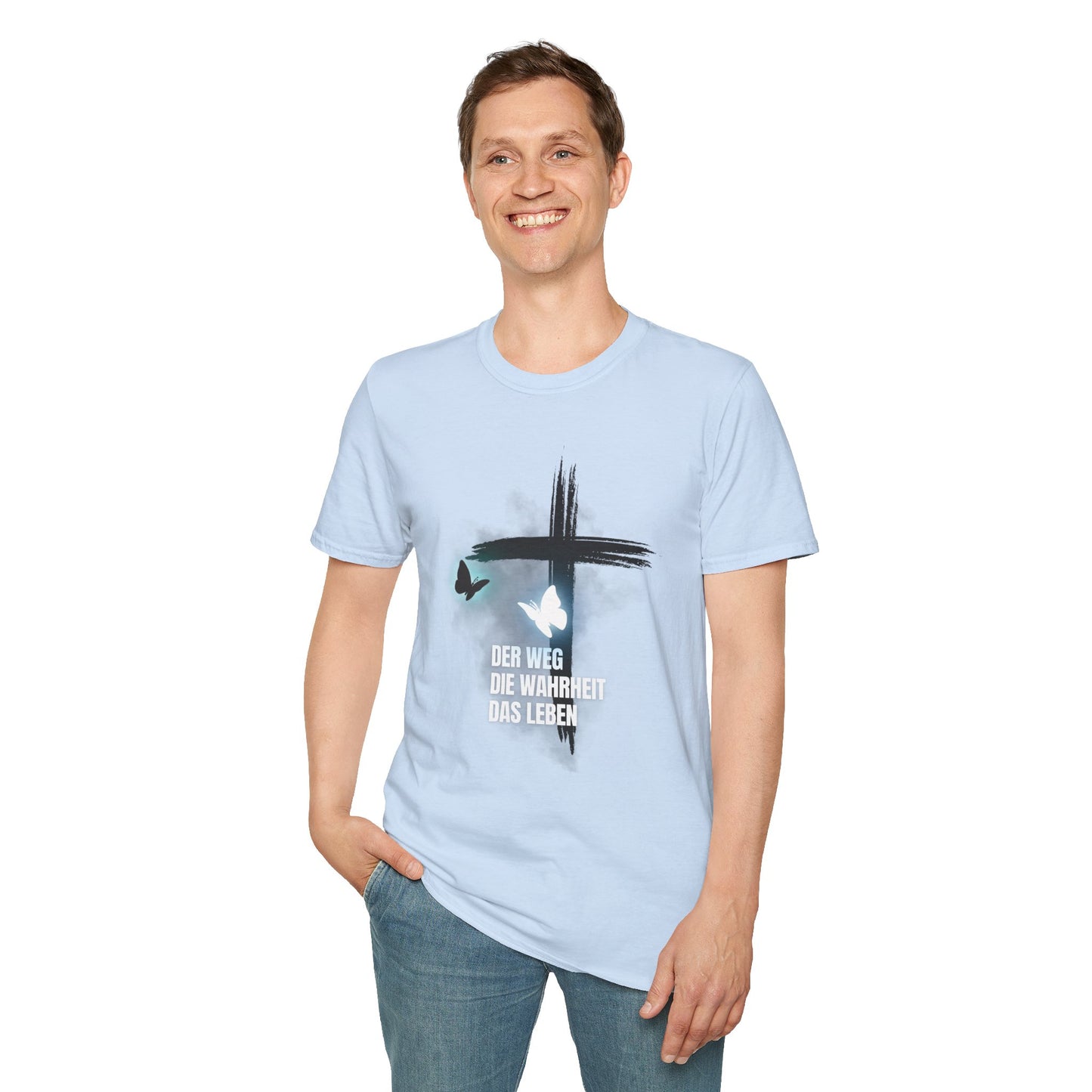 Faith-Inspired Unisex Softstyle T-Shirt – Spiritual, Jesus, Christian,