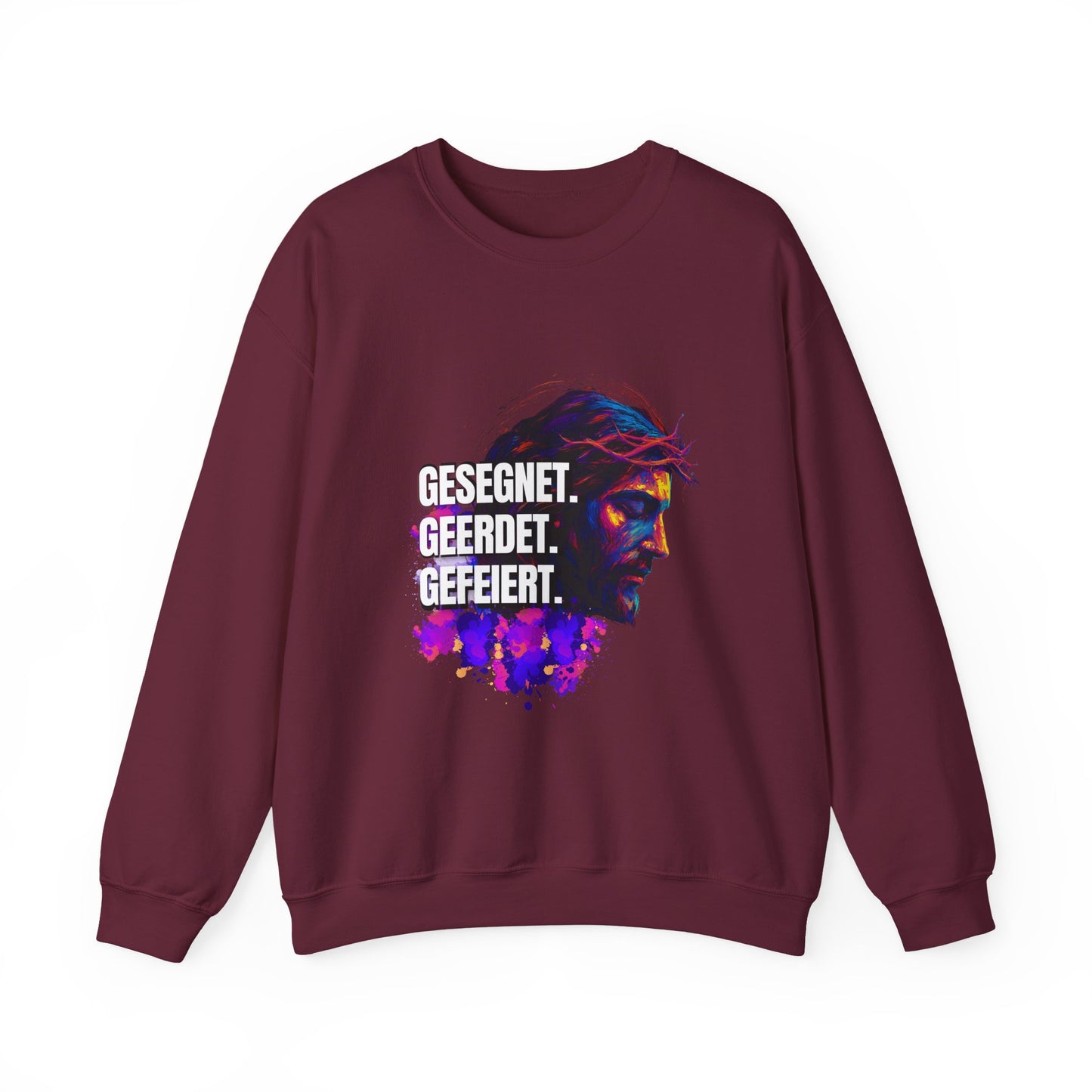 Sweatshirt Jesus- BLESSED - GROUNDED - CELEBRATED
