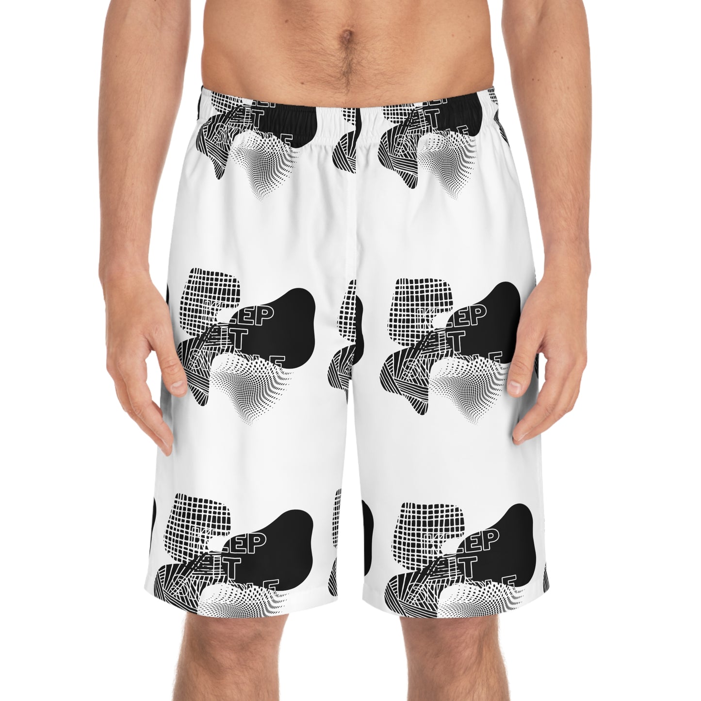 Stylish Men's Board Shorts for Summer, Surfing, Beachwear, Swimwear, Vacation Essentials, Graphic Design Apparel