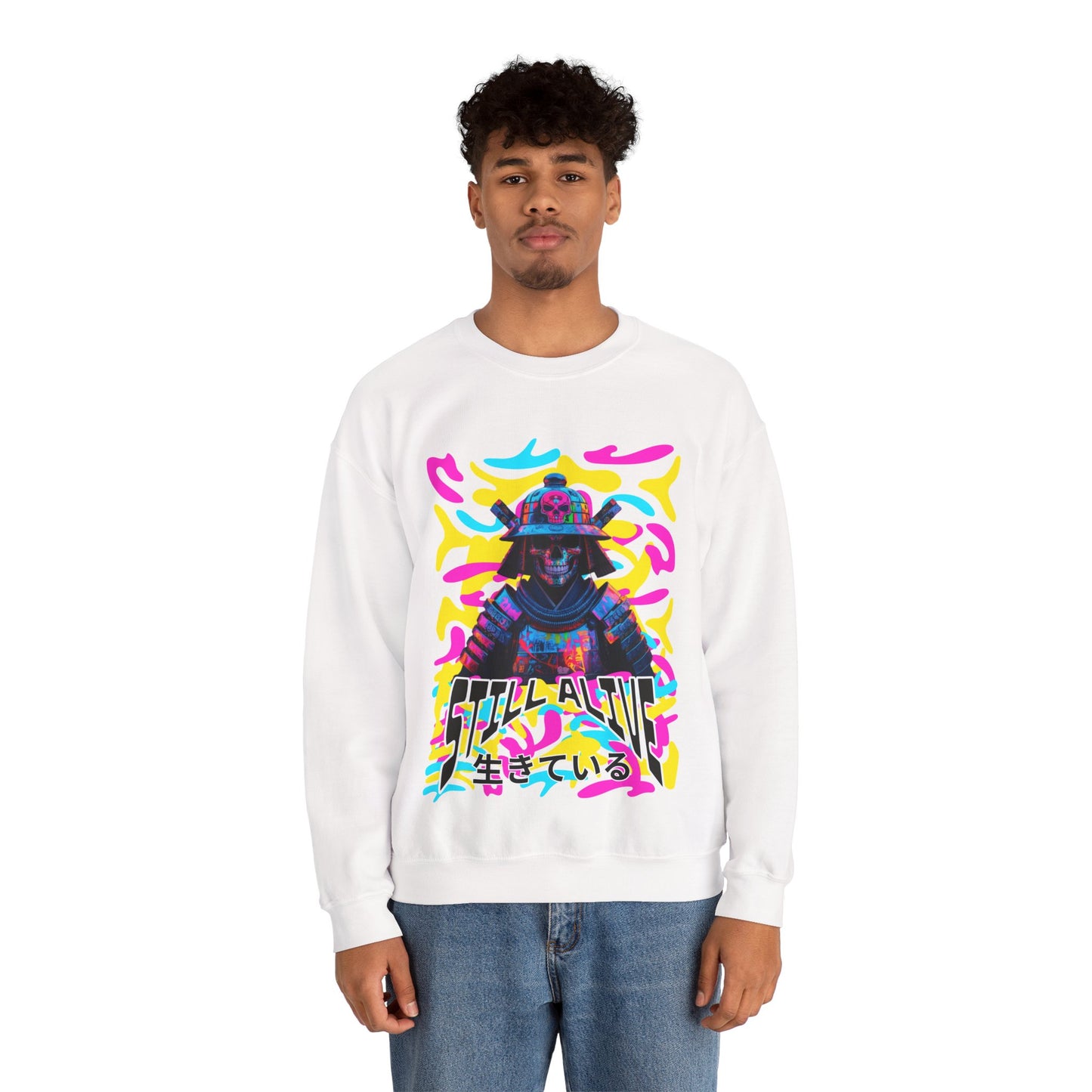 Samurai Still alive Sweatshirt - mit Japanischer Schrift