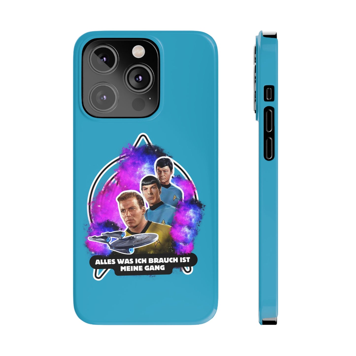 Handyhülle - Star trek Slim Phone Cases "Alles was ich brauch ist meine Gang", Star Trek