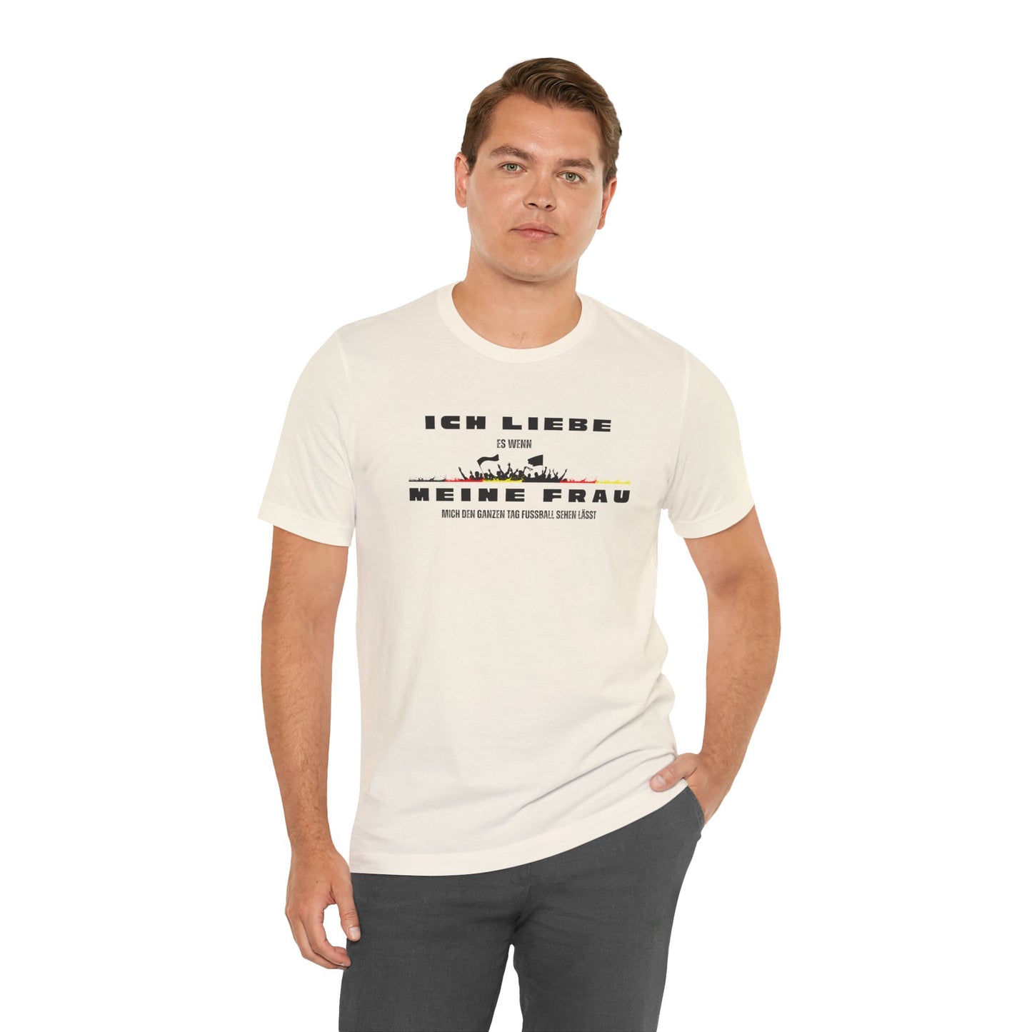 Funny Unisex Jersey Tee - "Ich Liebe Meine Frau" T-Shirt