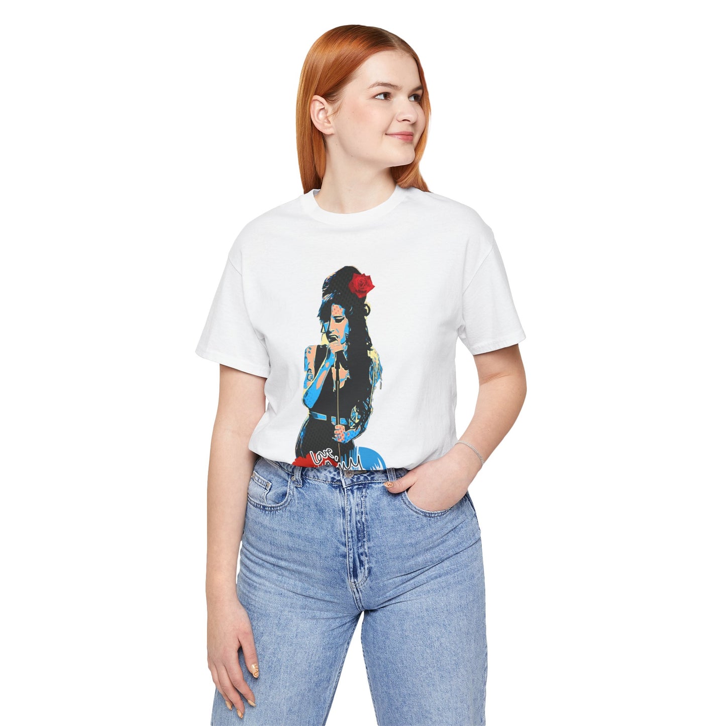 Amy Vintage-Inspired Music Lover's e T-Shirt