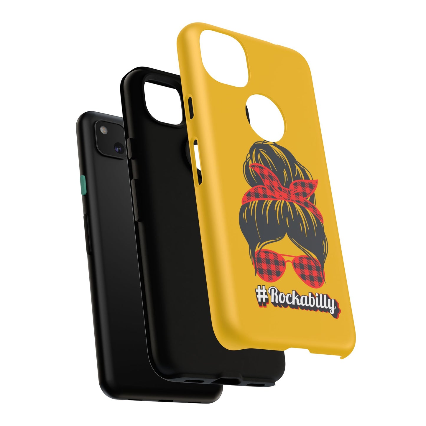 Handyhülle Rockabilly Phone Case, Vintage Scooter Design, Retro Style Cover