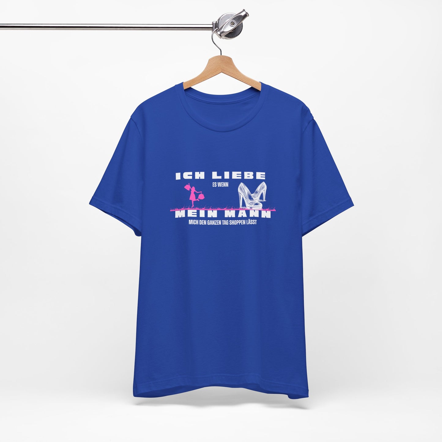 I Love My Husband "Shopping" Unisex Jersey Short Sleeve Tee