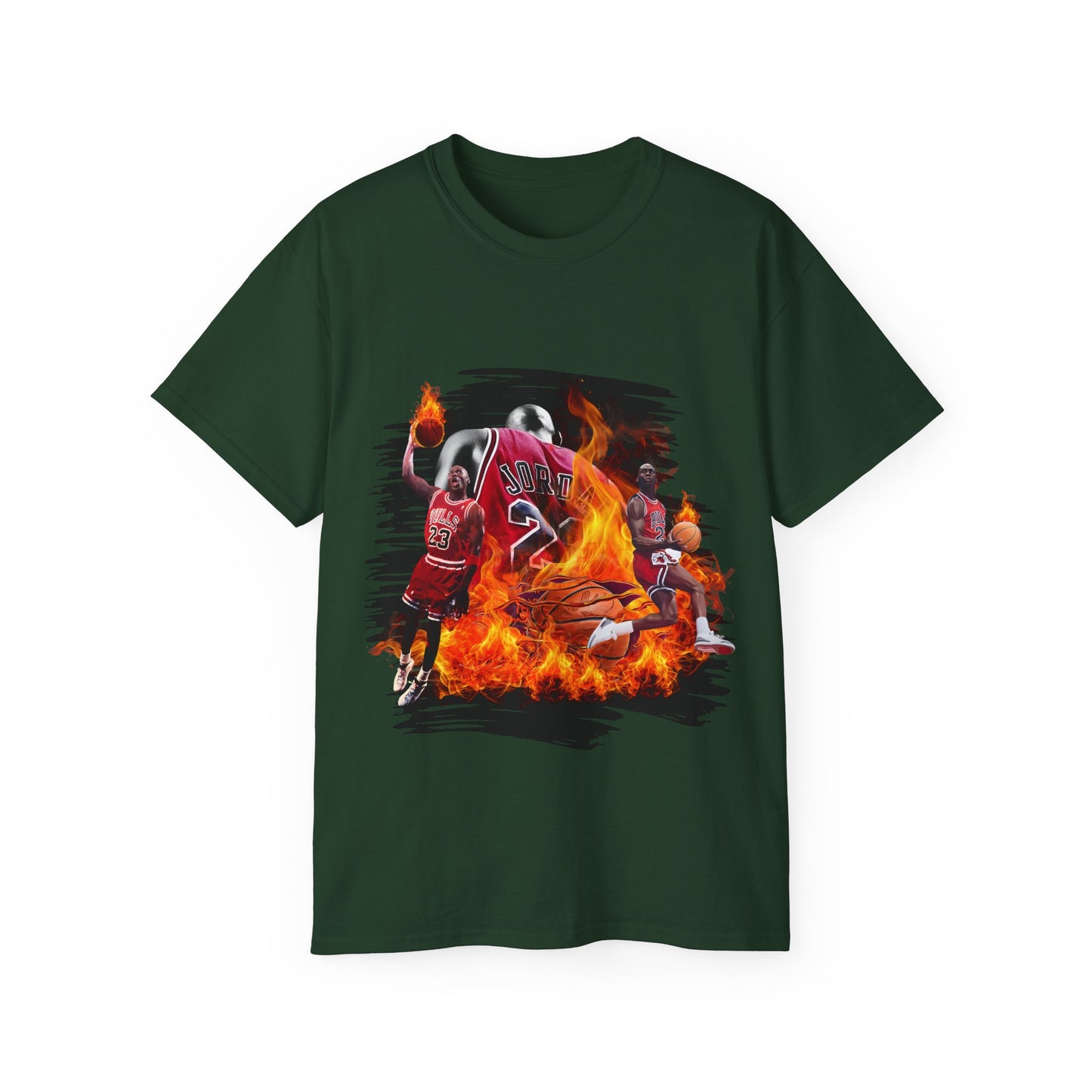 Basketball Jordan, Cool Sports Shirt, Unisex Cotton T-Shirt
