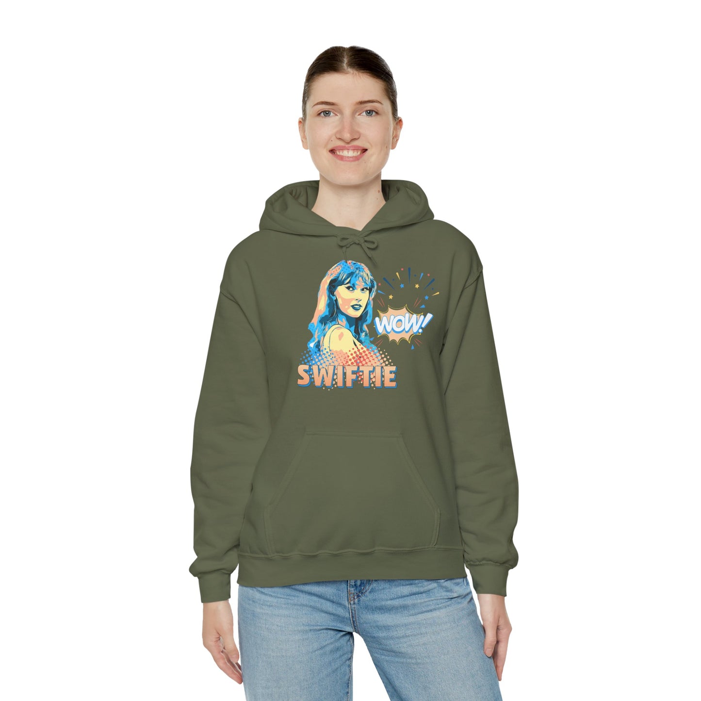 'SWIFTIE WOW' Unisex Heavy Blend™ Hooded Sweatshirt - Perfect Gift for Fans