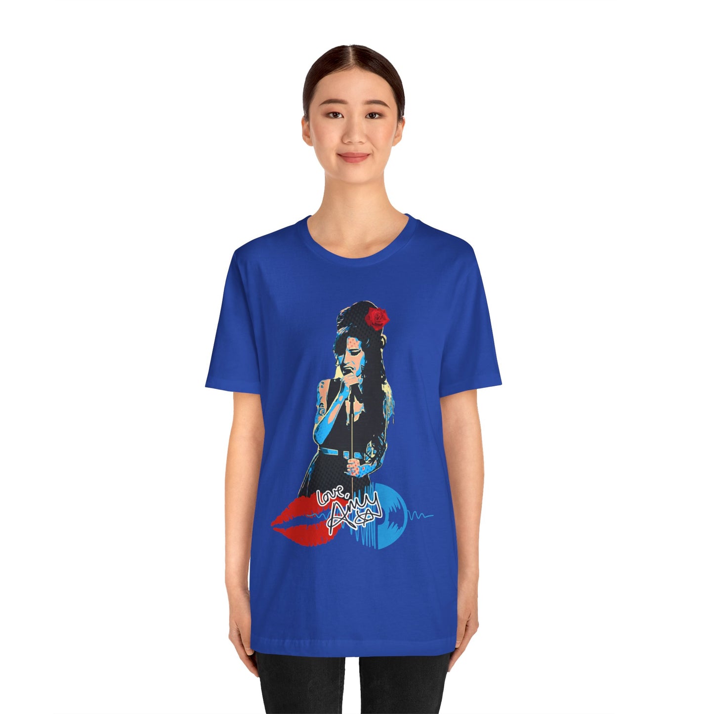 Amy Vintage-Inspired Music Lover's e T-Shirt