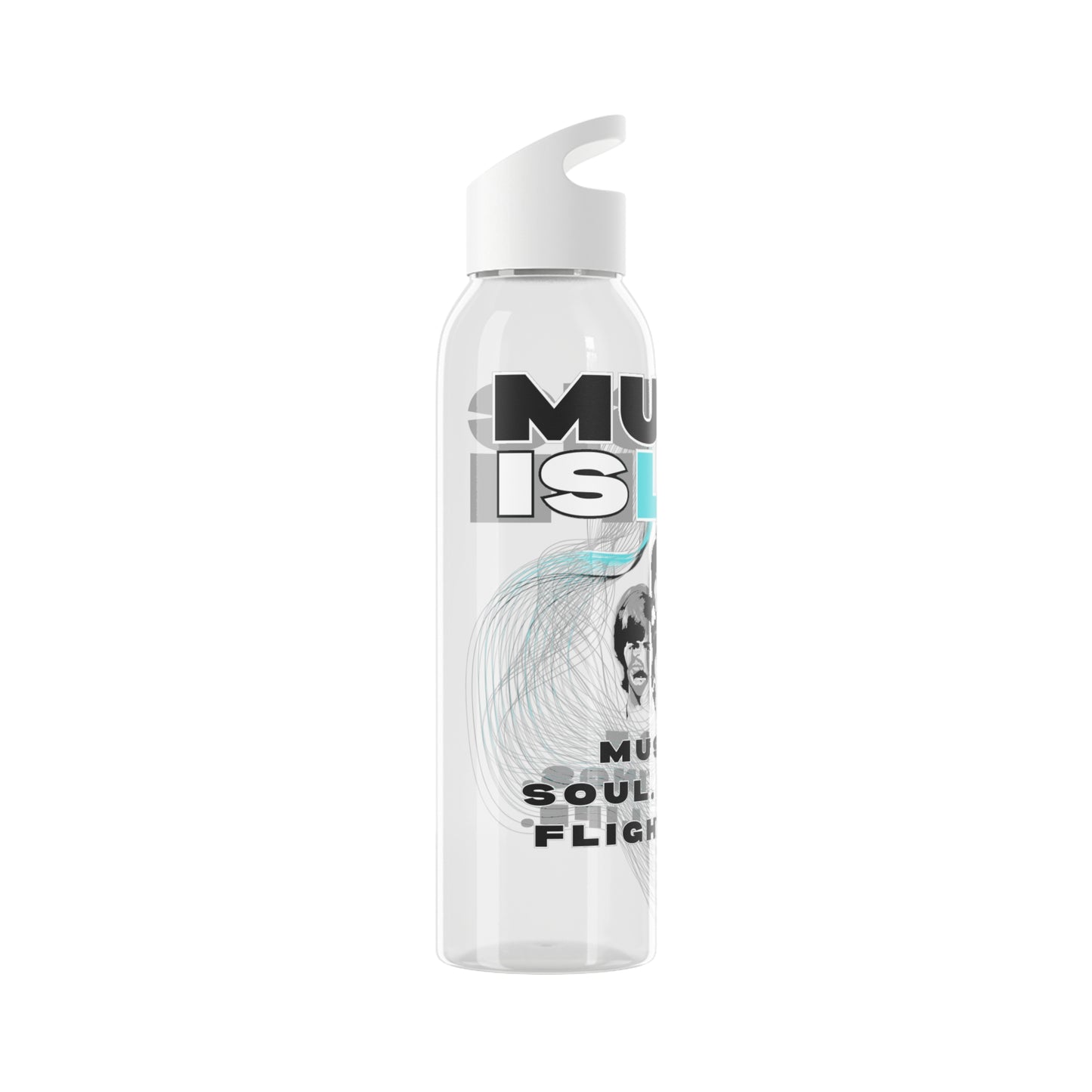 Stylish Music Water Bottle - Wasserflasche - Beatles Style Music is life