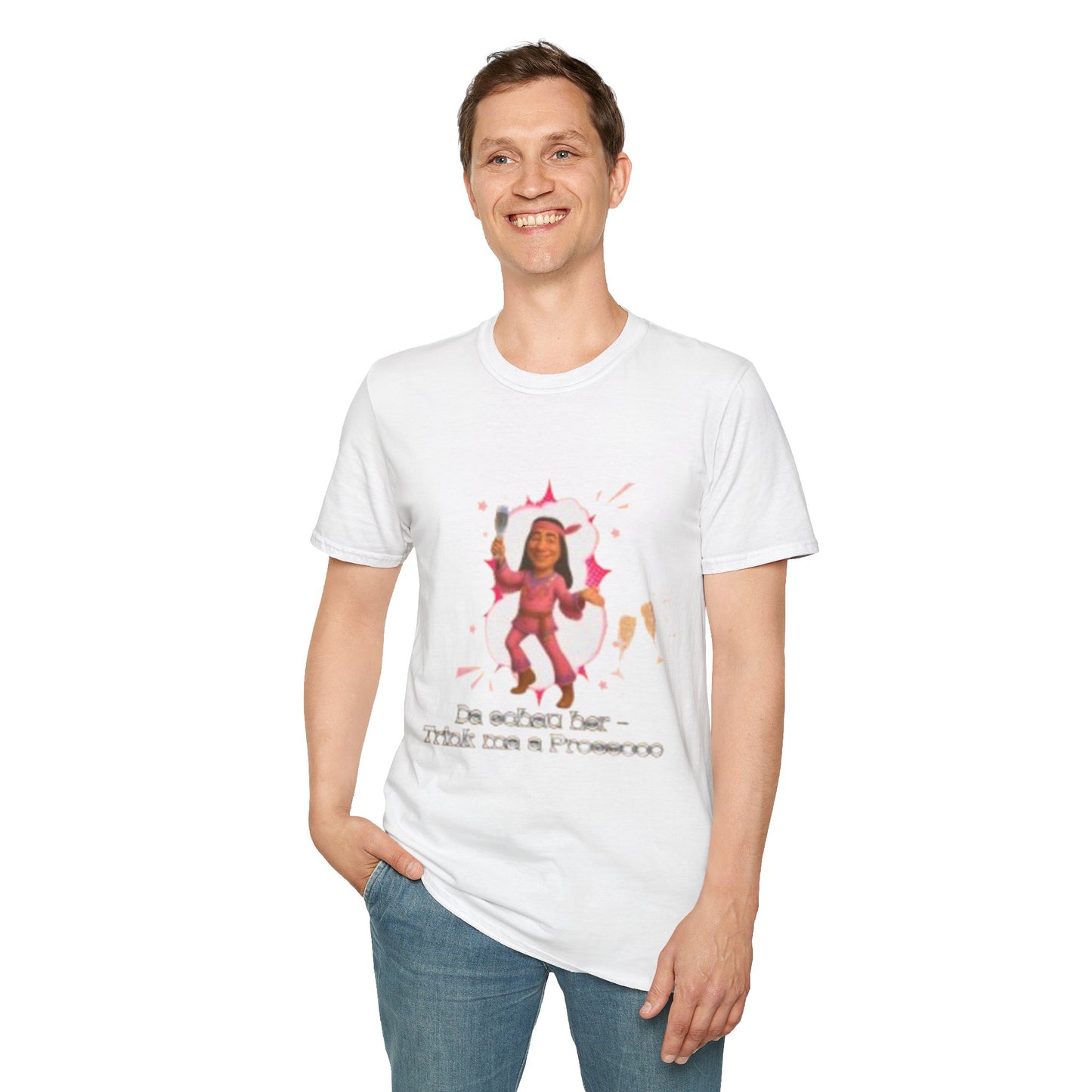 Prosecco Celebration T-Shirt, Funny Wine Shirt, Unisex Graphic Tee, Party Apparel, Gift for Wine Lovers, Birthday T-Shirt