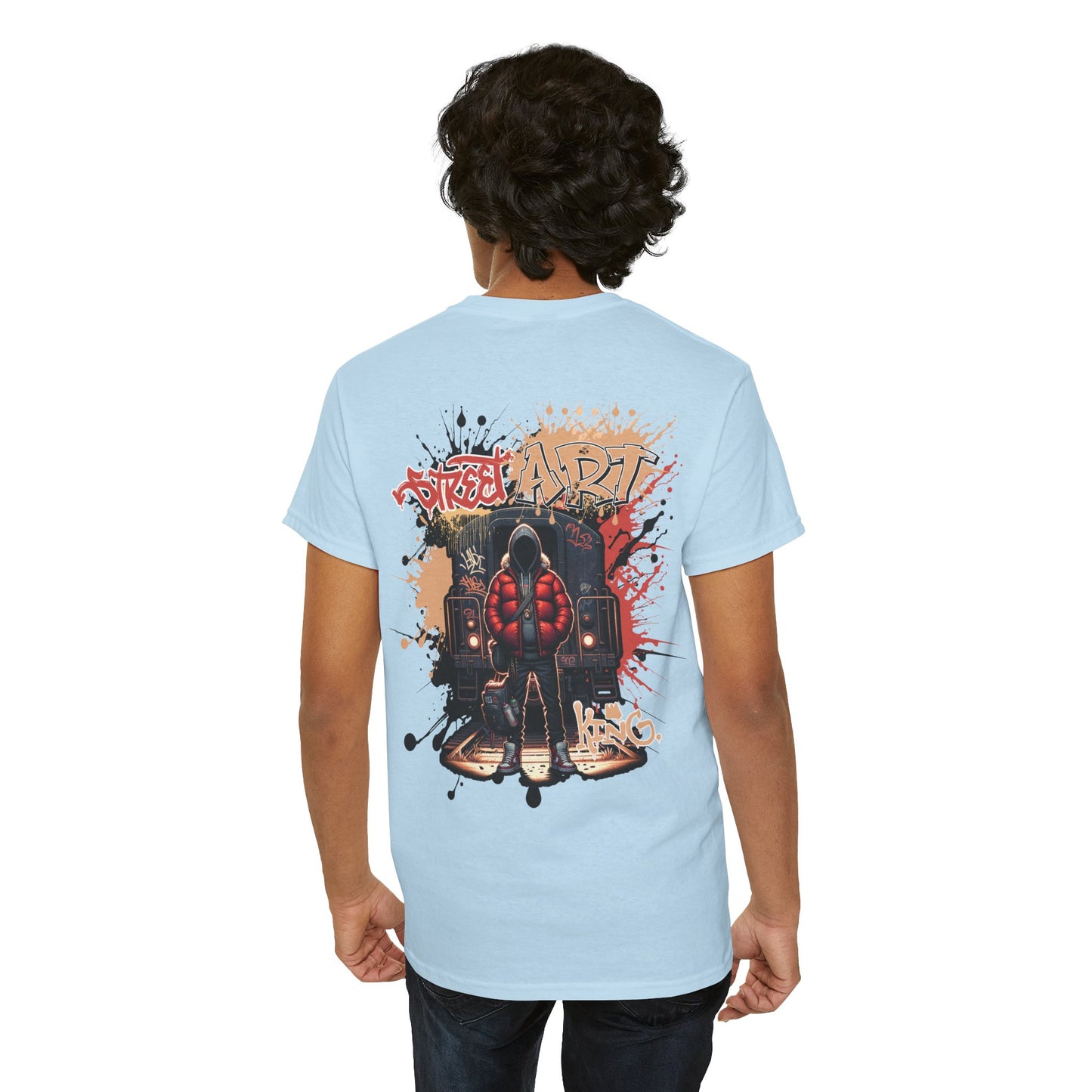 Urban Street Art Tee, Graphic T-Shirt, Casual Wear, Artistic Gift, Street Style Top, Hip-Hop Fashion Shirt Unisex - Graffiti