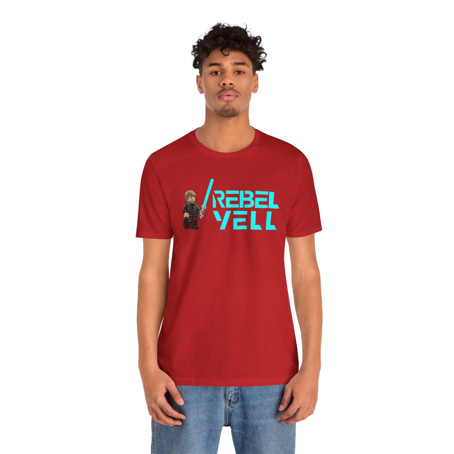 Cool Rebel Yell Luke Skywalker Unisex Jersey Tee - Short Sleeve Graphic T-Shirt for Fans