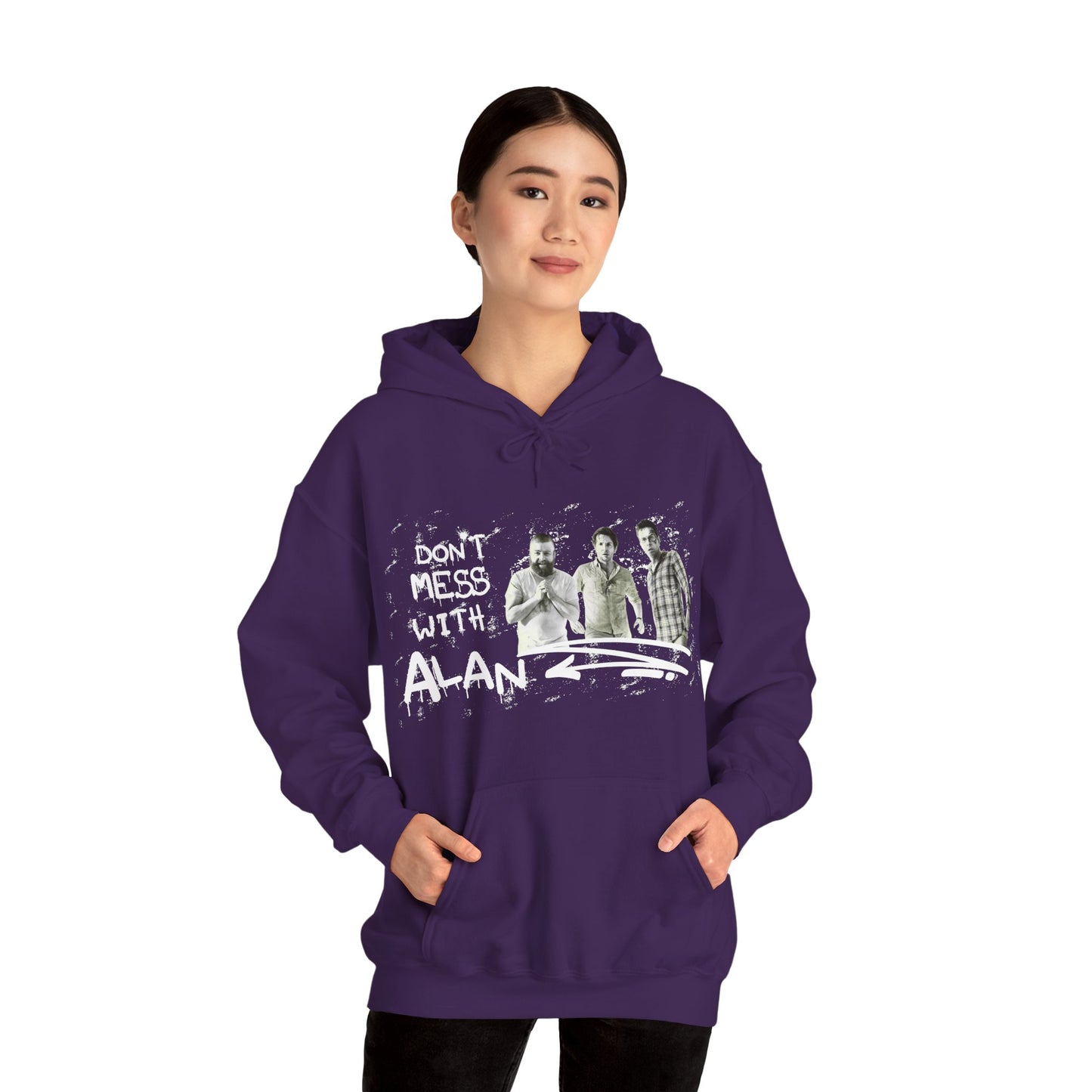 Don't Mess With Alan Hangover - Hoodie - Funny Sweatshirt for Casual Style