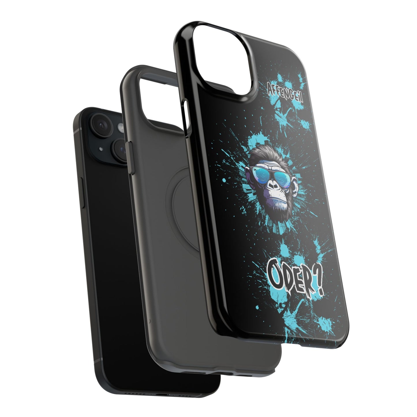 Affengeil - oder? Trendy Gorilla Phone Case - Impact-Resistant, Bold Design for Animal Lovers
