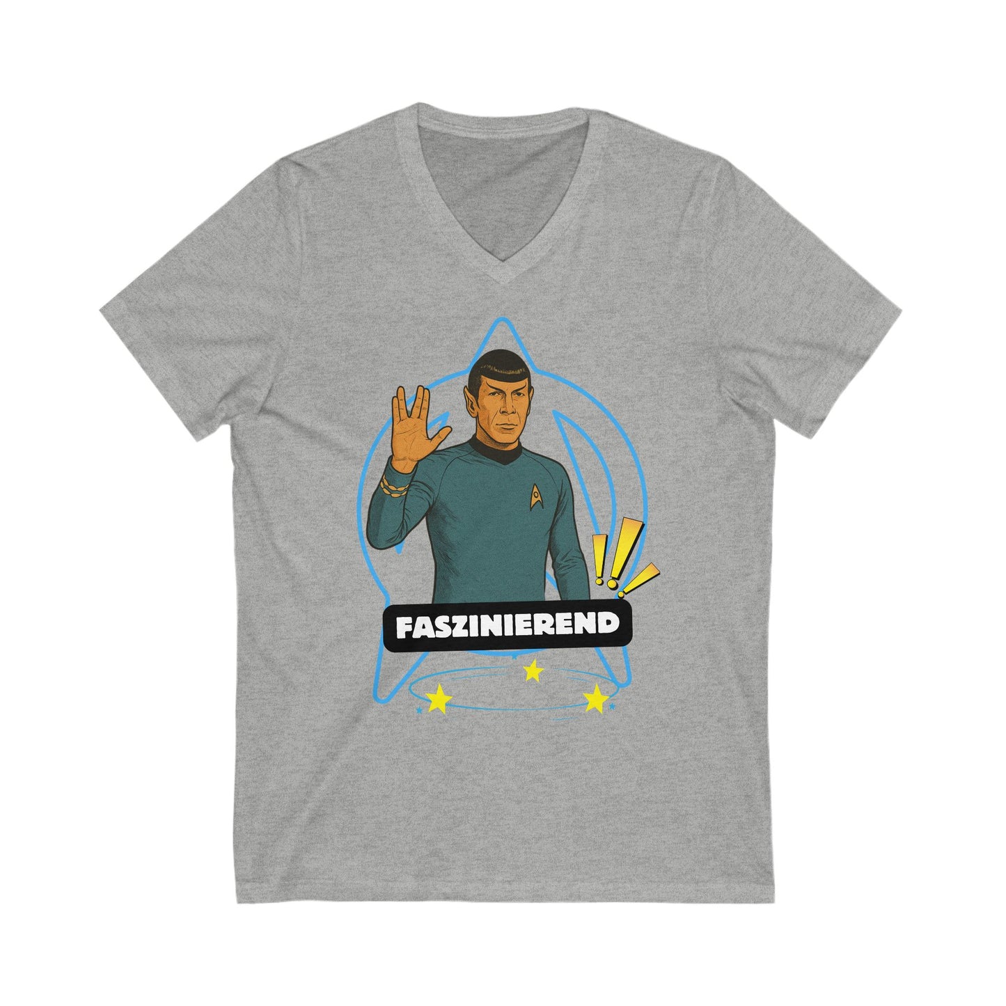 Fasziniert Unisex V-Neck Tee - Perfect for Sci-Fi Lovers