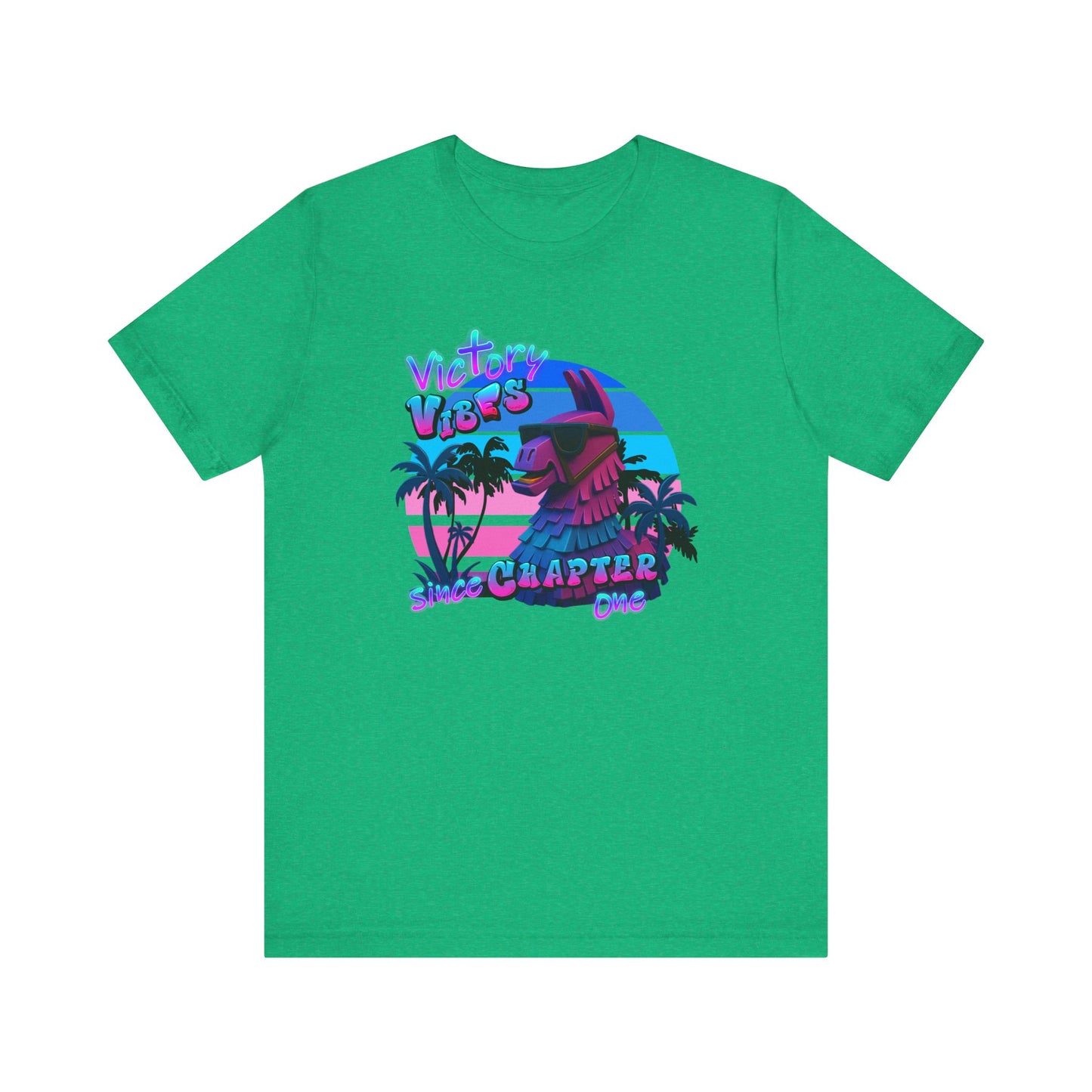 Retro Fortnite Vibe Unisex Short Sleeve Tee - 'Victory' Chapter One Graphic
