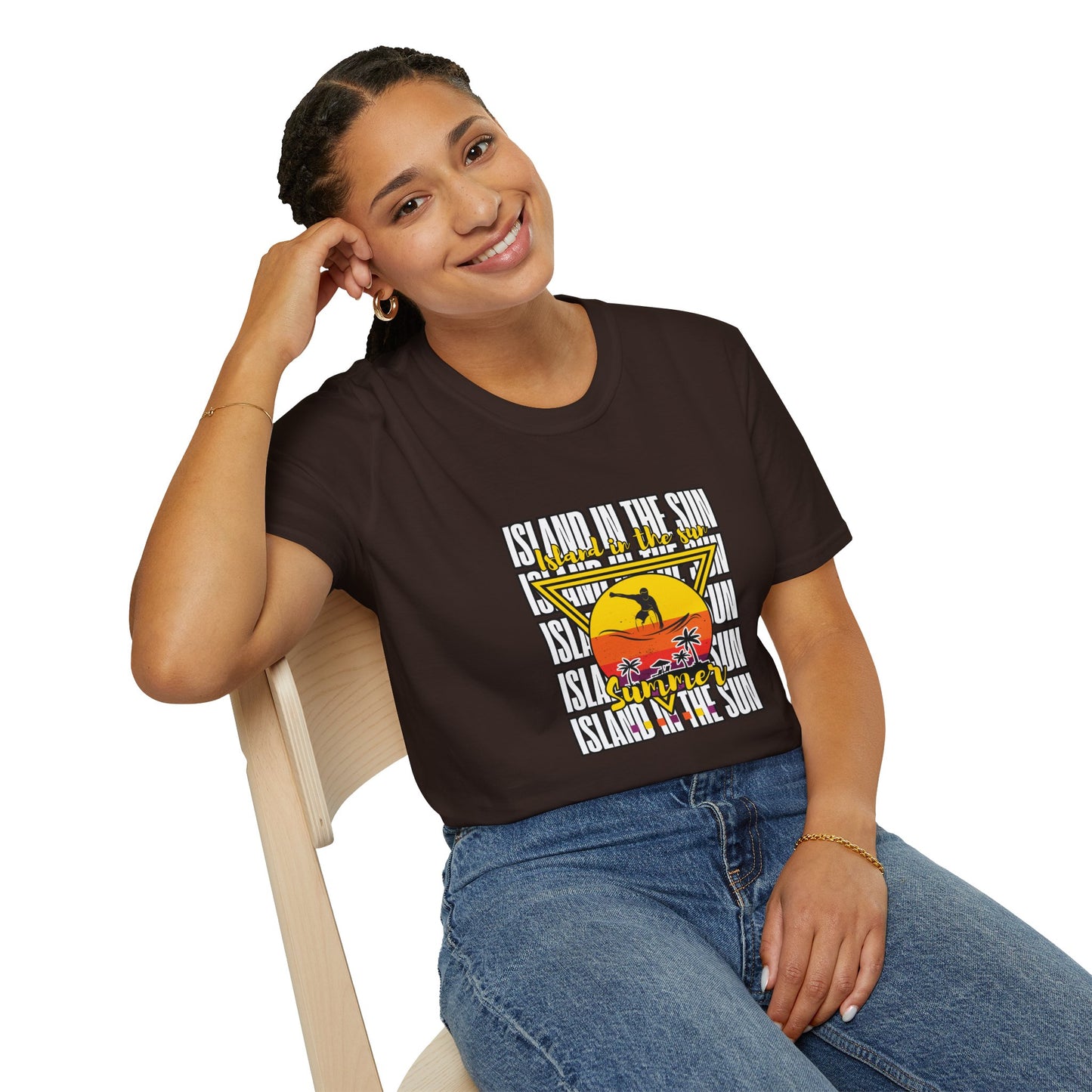 Island in the Sun Unisex Softstyle T-Shirt -Beach Vibes