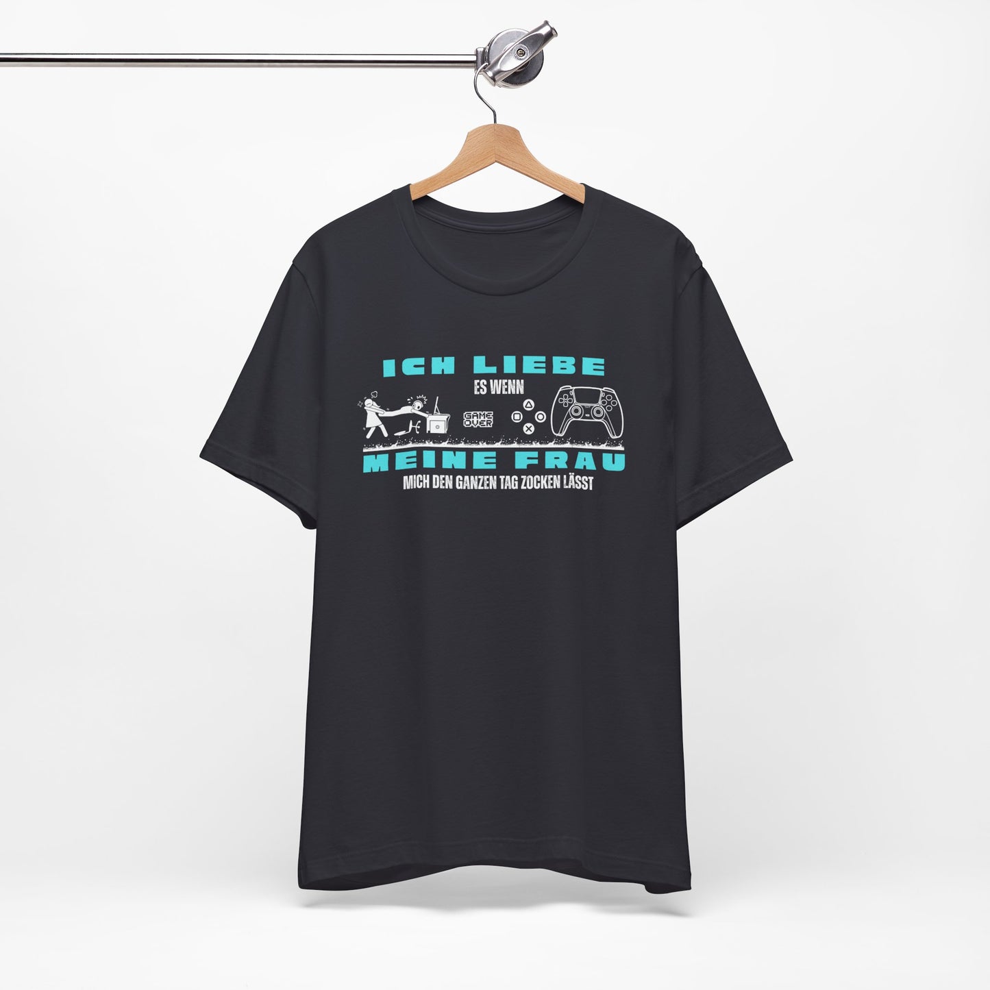 Ich Liebe Meine Frau T-Shirt - Unisex Jersey Tee for Gamers