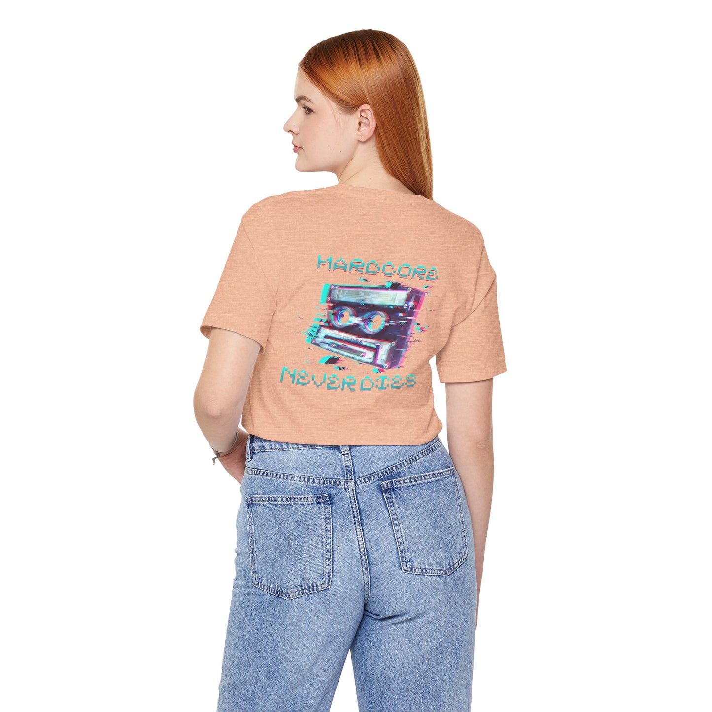 Techno - Hardcore Never Dies - Retro Graphic Tee, 90s Aesthetic Shirt unisex