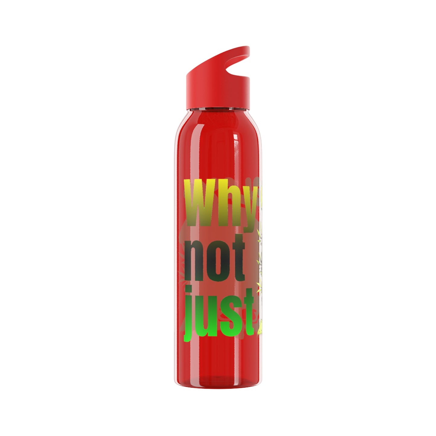 Chic Water Bottle -Wasserflasche Why not just relax