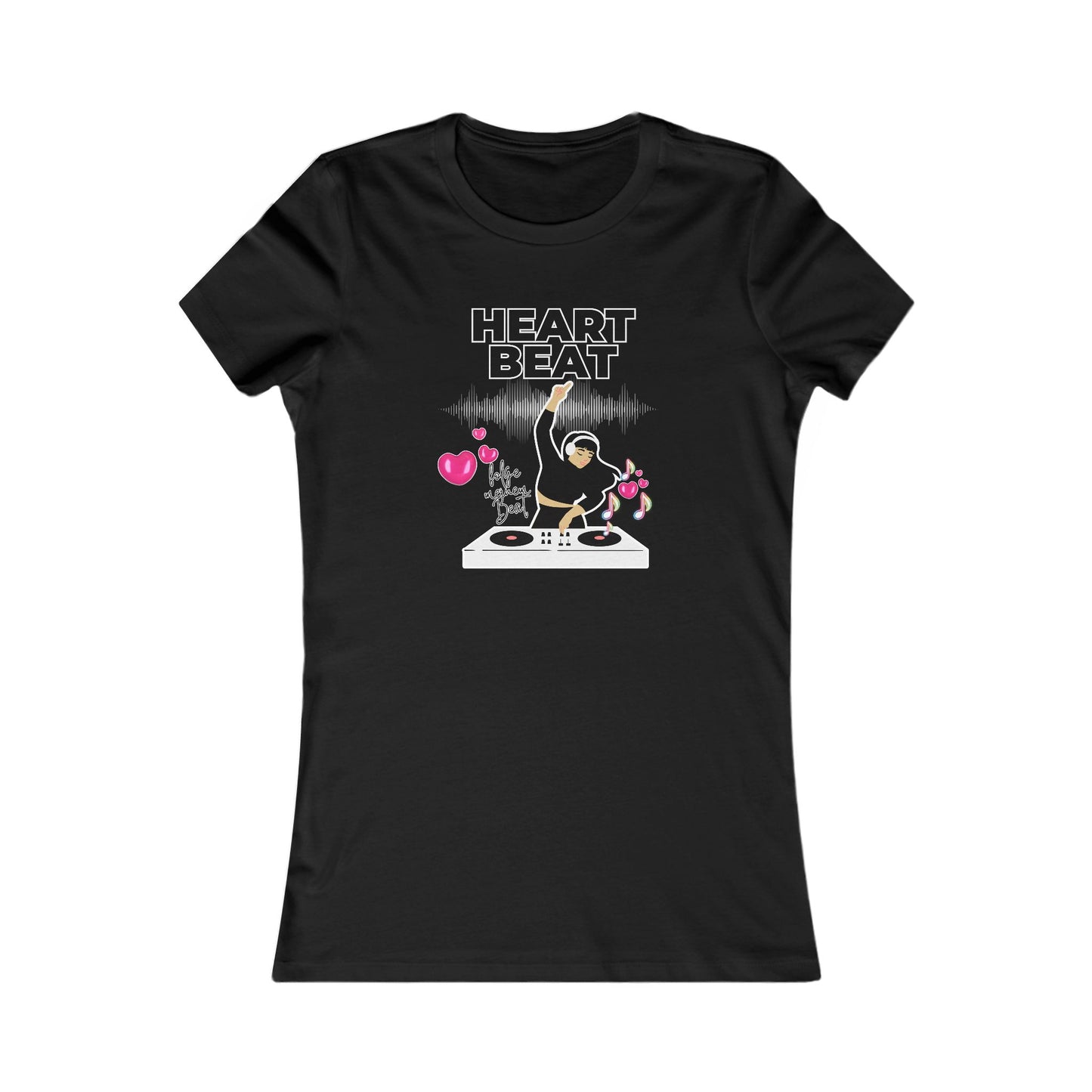 Heart Beat Graphic Tee â Perfect for Music Lovers & Festivals