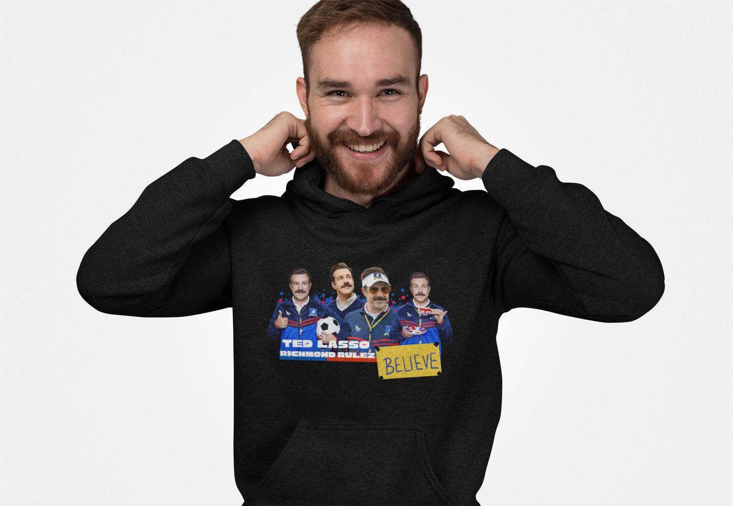 Ted Lasso "Believe" Hooded Sweatshirt - Unisex Heavy Blendâ˘
