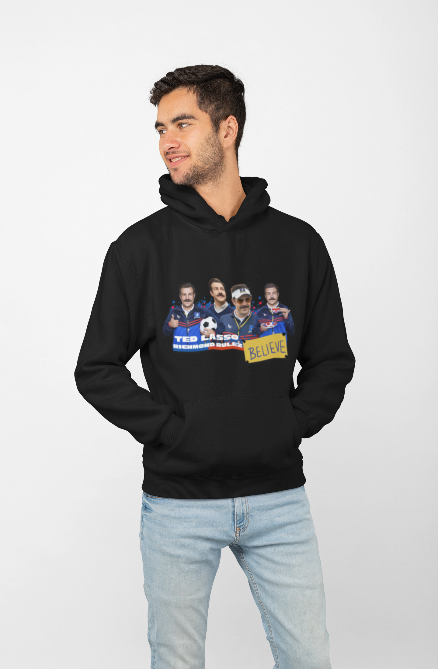 Ted Lasso "Believe" Hooded Sweatshirt - Unisex Heavy Blendâ˘