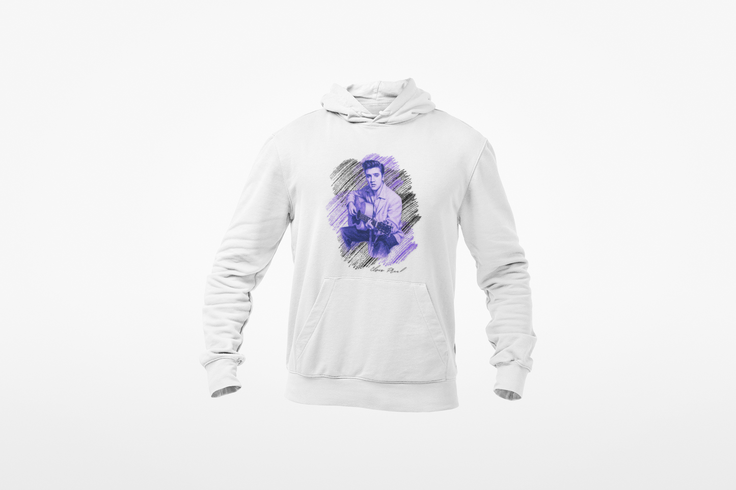 Elvis Presley Vintage-Inspired Unisex Hooded Sweatshirt
