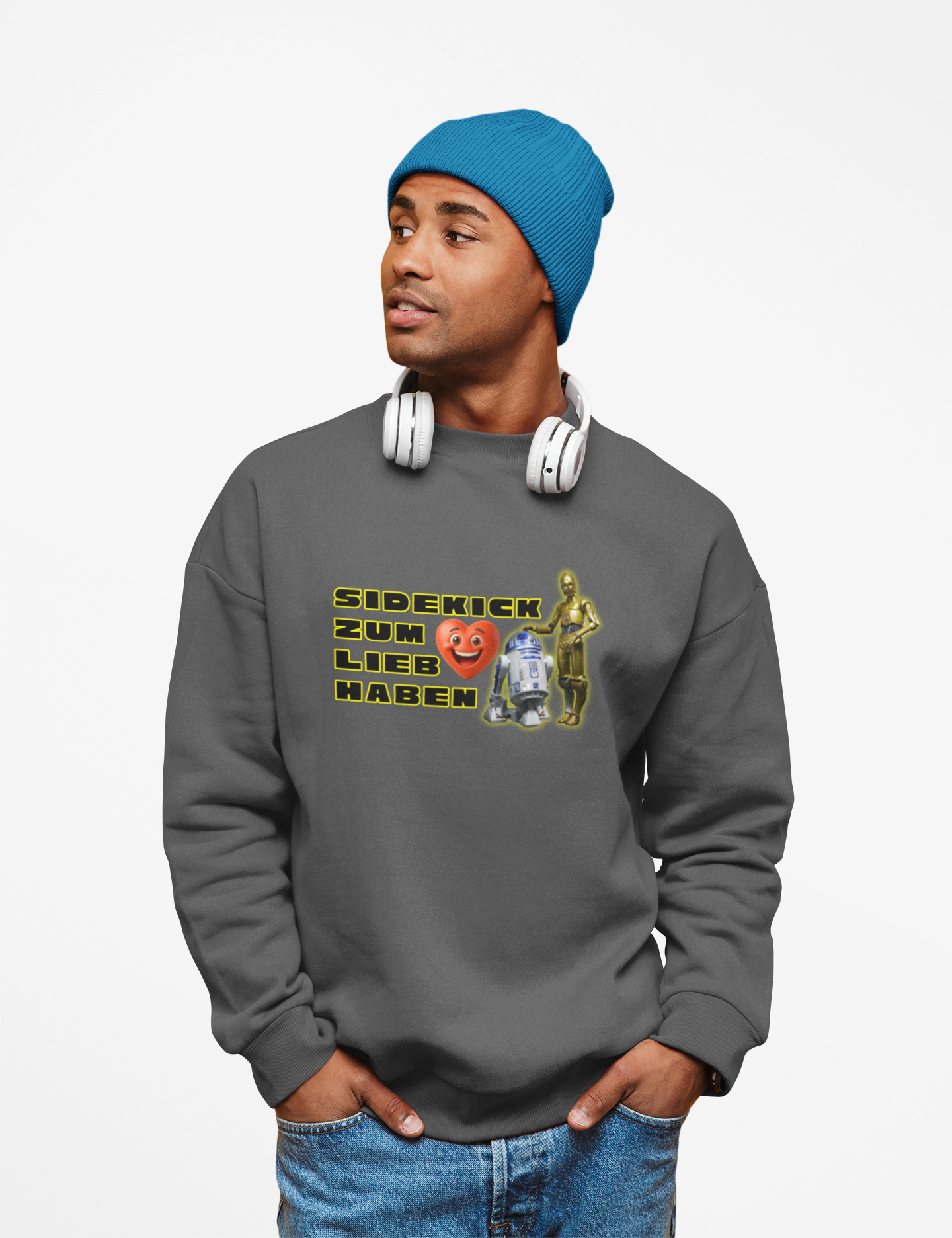 Star Wars Inspired Crewneck Sweatshirt - 'Sidekick zum Lieb Haben'