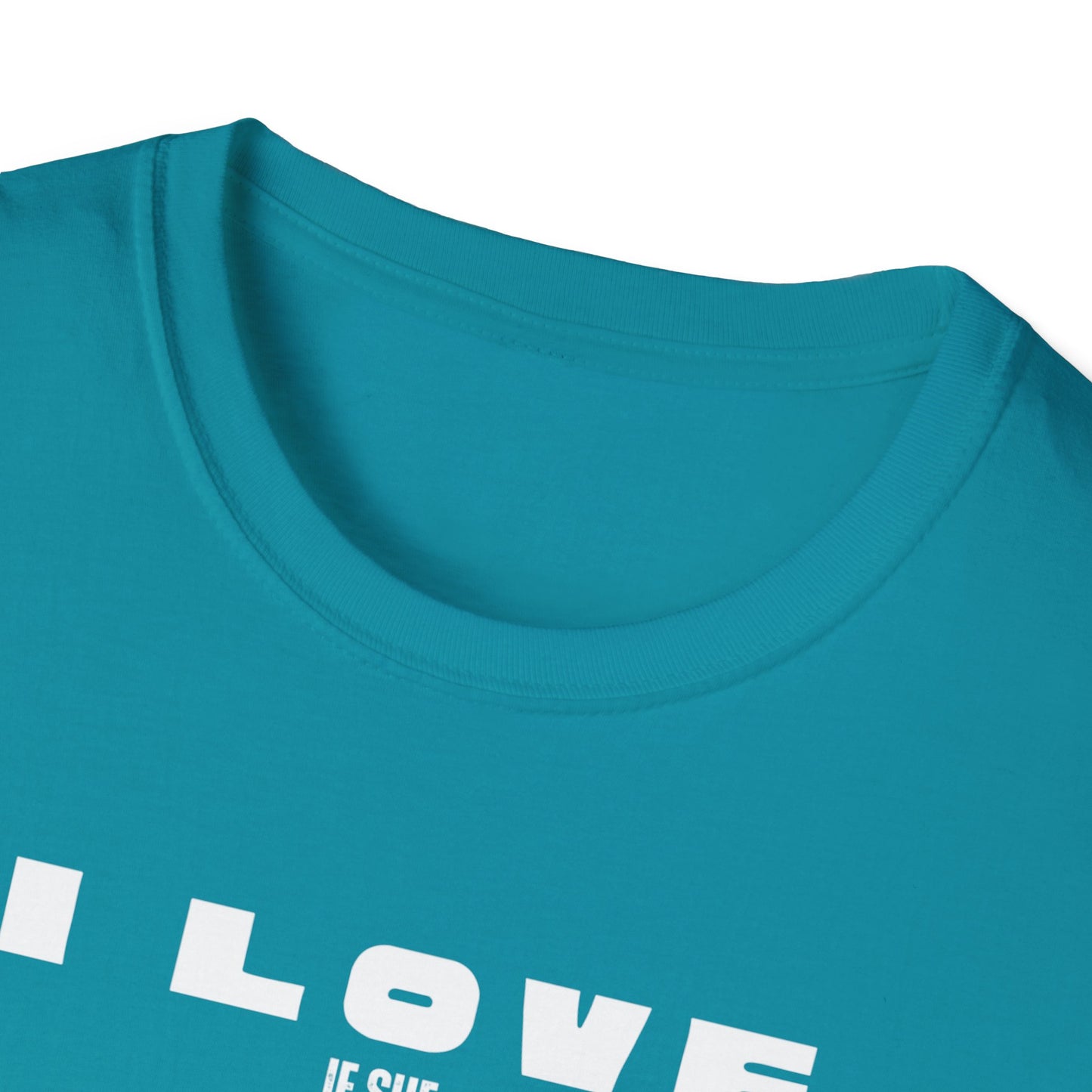 Minimalist Red Graphic Unisex T-Shirt - I love my wife