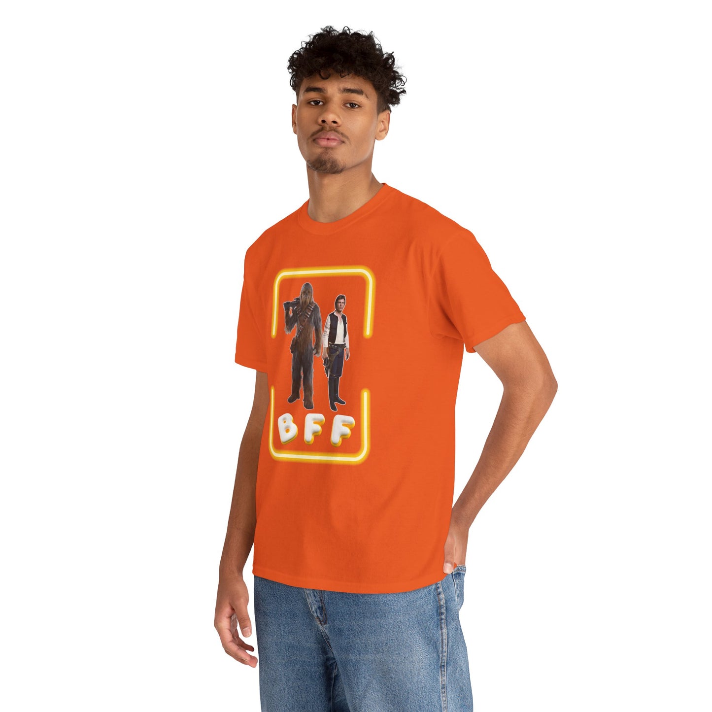 BFF Chewbacca & Han Solo Unisex Heavy Cotton Shirt