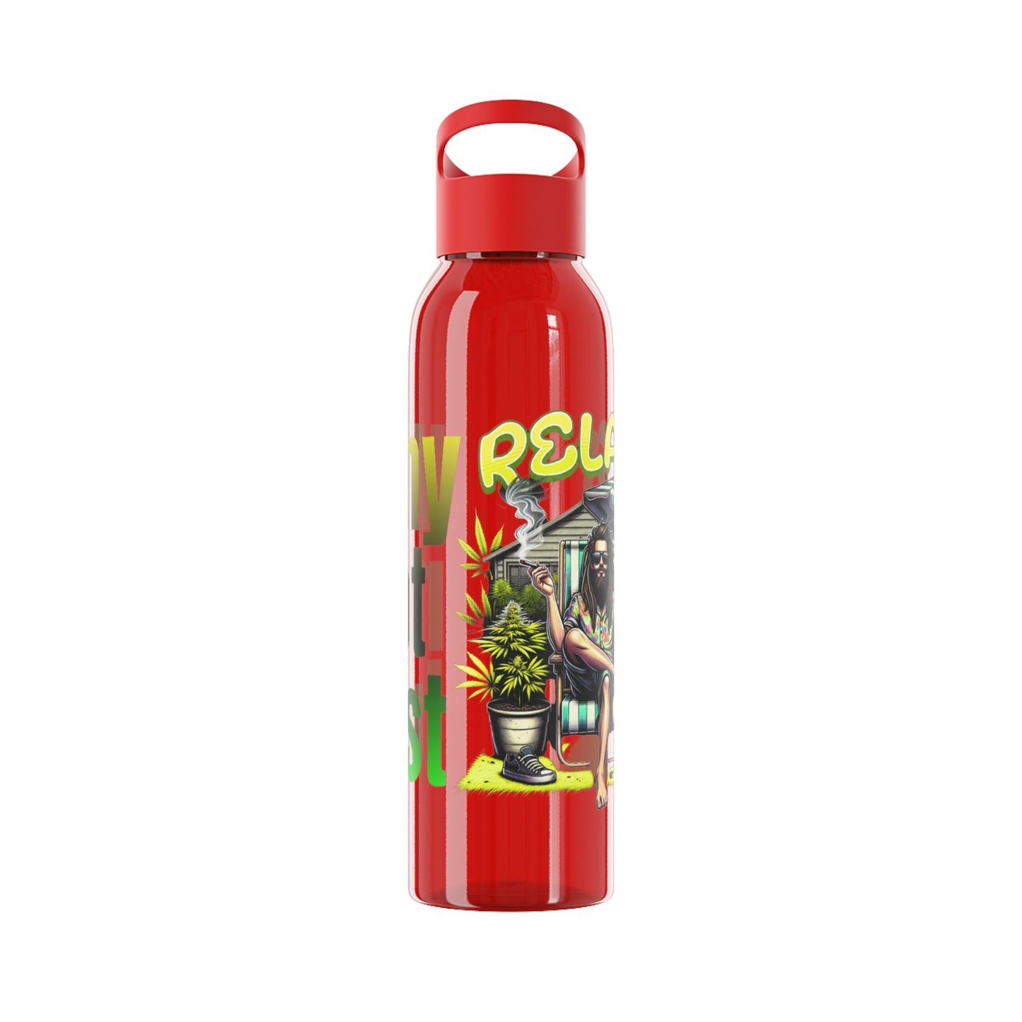 Chic Water Bottle -Wasserflasche Why not just relax