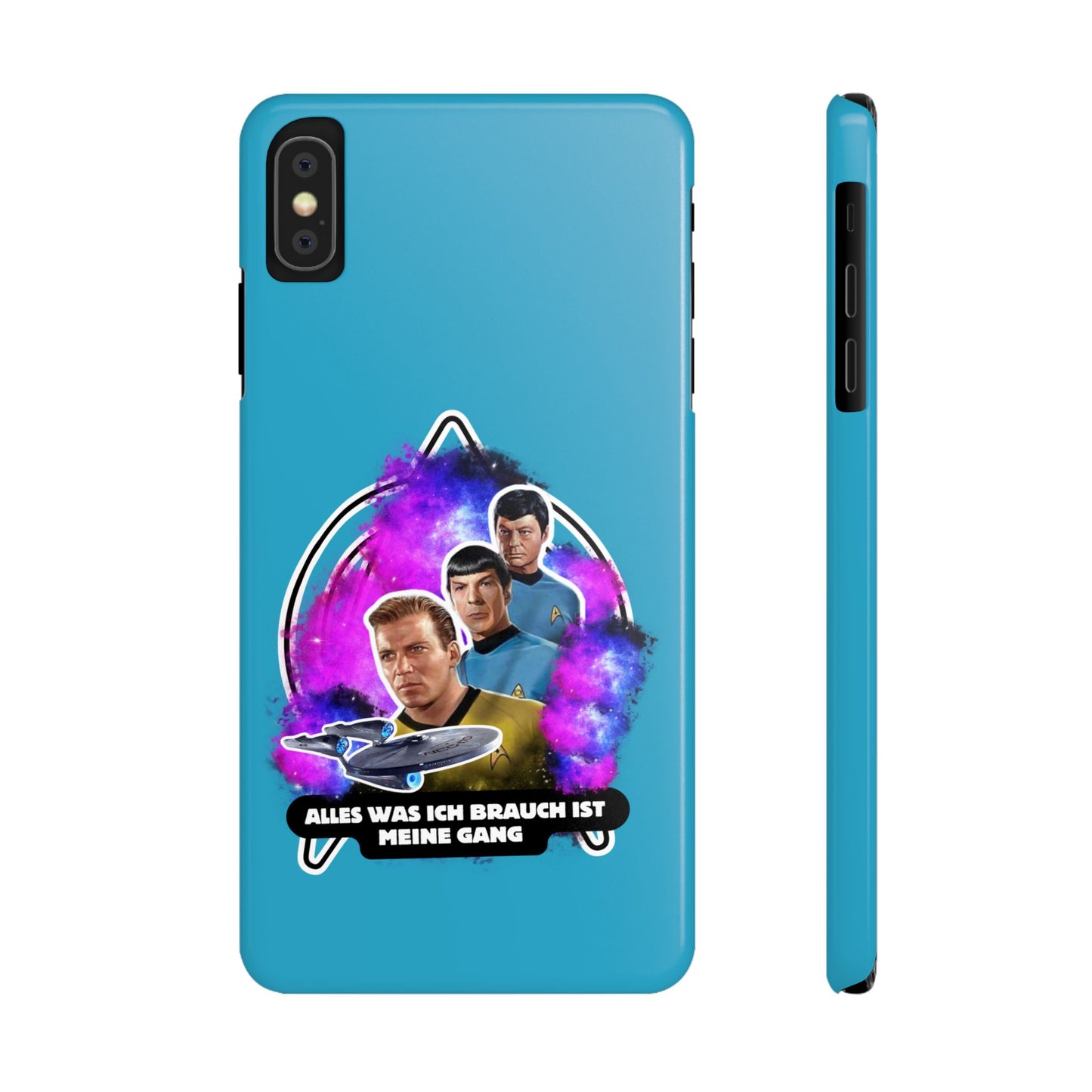 Handyhülle - Star trek Slim Phone Cases "Alles was ich brauch ist meine Gang", Star Trek